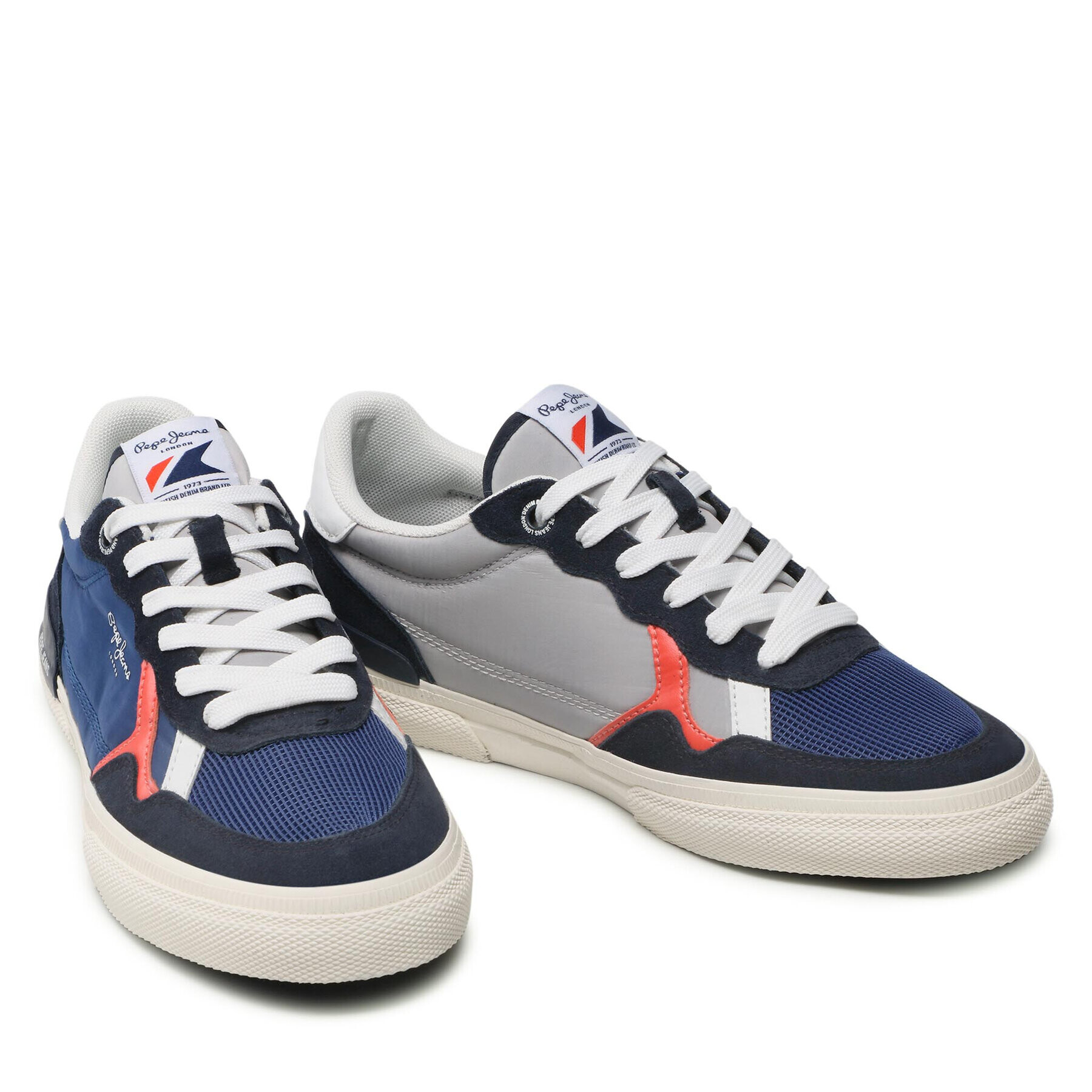 Pepe Jeans Sneakersy Kenton Britt Divided PMS30810 Tmavomodrá - Pepit.cz