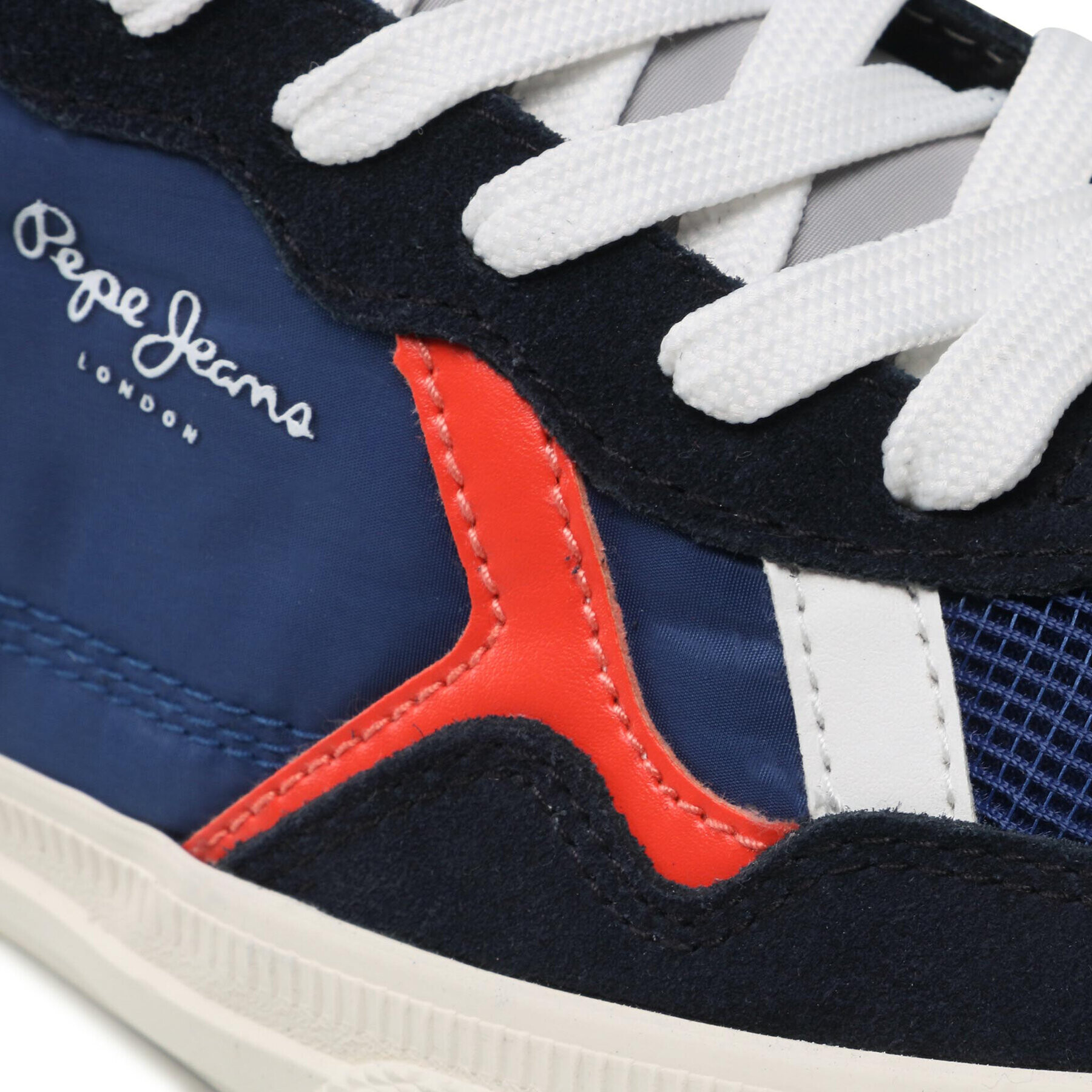 Pepe Jeans Sneakersy Kenton Britt Divided PMS30810 Tmavomodrá - Pepit.cz