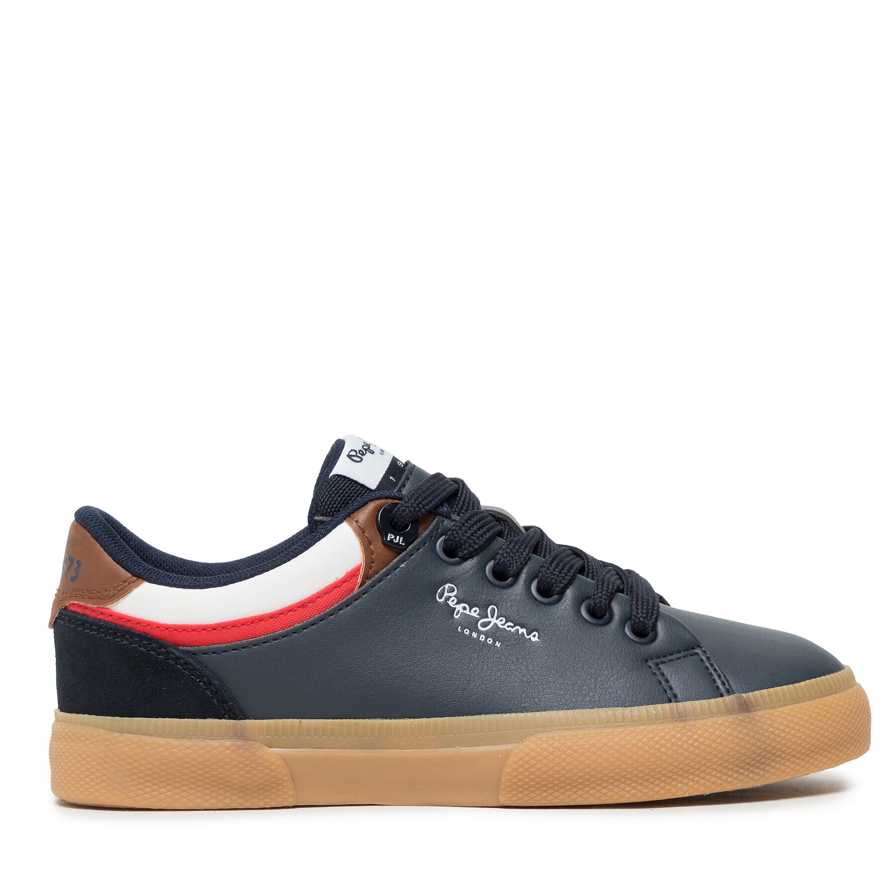 Pepe Jeans Sneakersy Kenton Class Boy PBS30497 Tmavomodrá - Pepit.cz