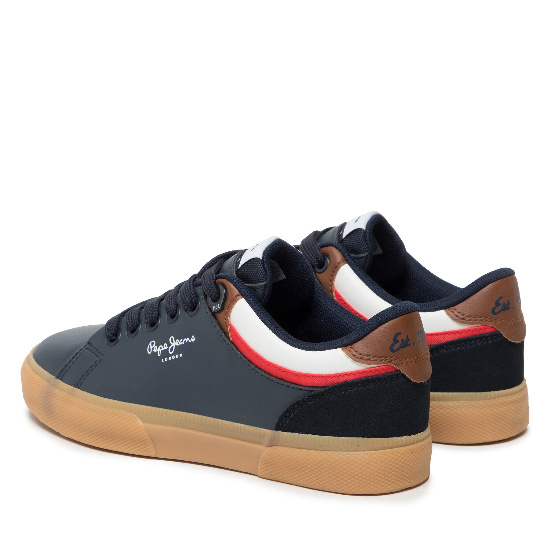 Pepe Jeans Sneakersy Kenton Class Boy PBS30497 Tmavomodrá - Pepit.cz