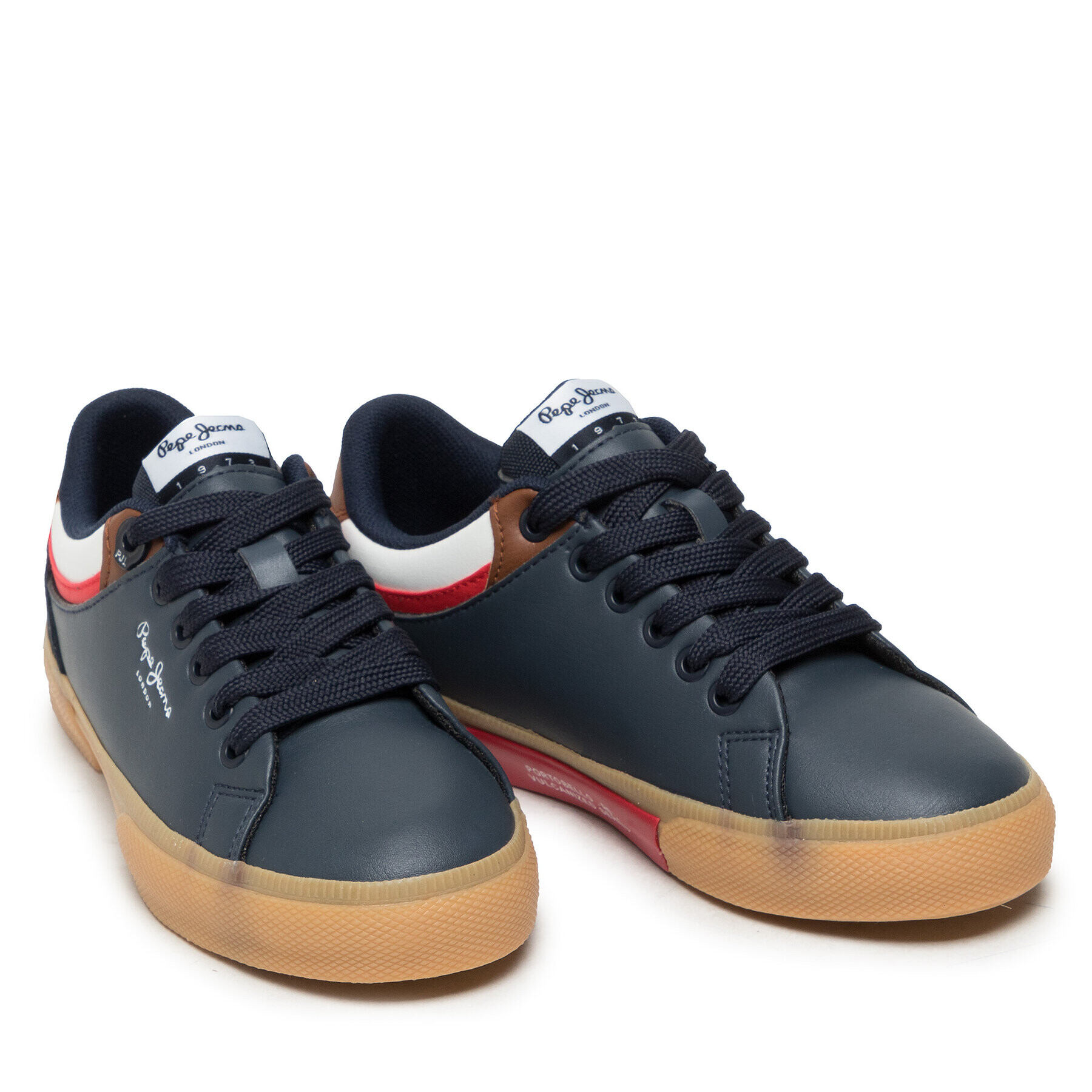 Pepe Jeans Sneakersy Kenton Class Boy PBS30497 Tmavomodrá - Pepit.cz