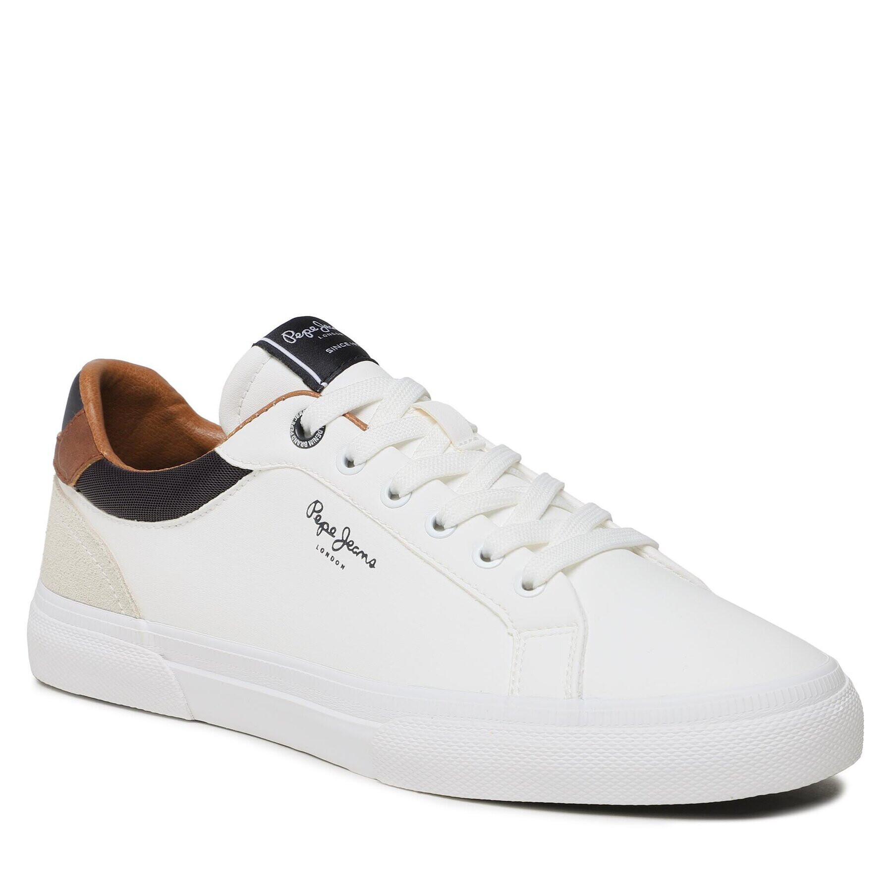 Pepe Jeans Sneakersy Kenton Court PMS30839 Bílá - Pepit.cz