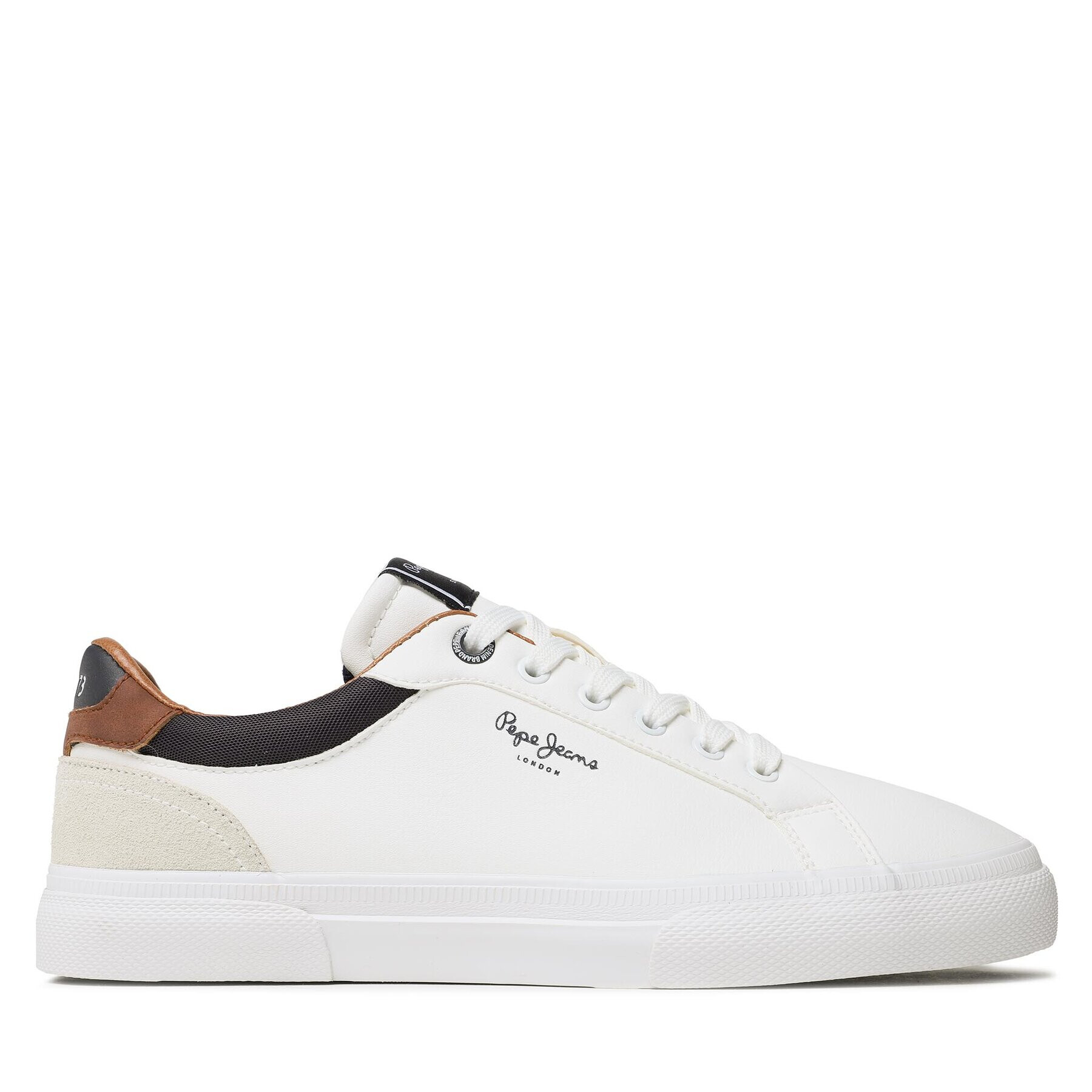 Pepe Jeans Sneakersy Kenton Court PMS30839 Bílá - Pepit.cz