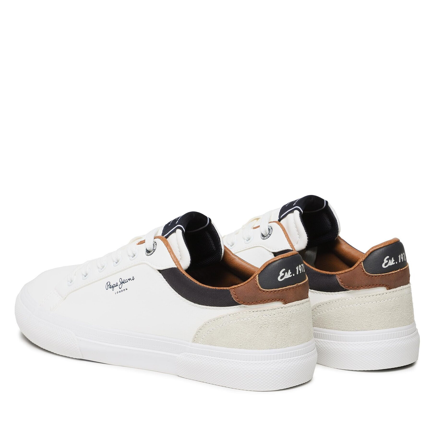 Pepe Jeans Sneakersy Kenton Court PMS30839 Bílá - Pepit.cz