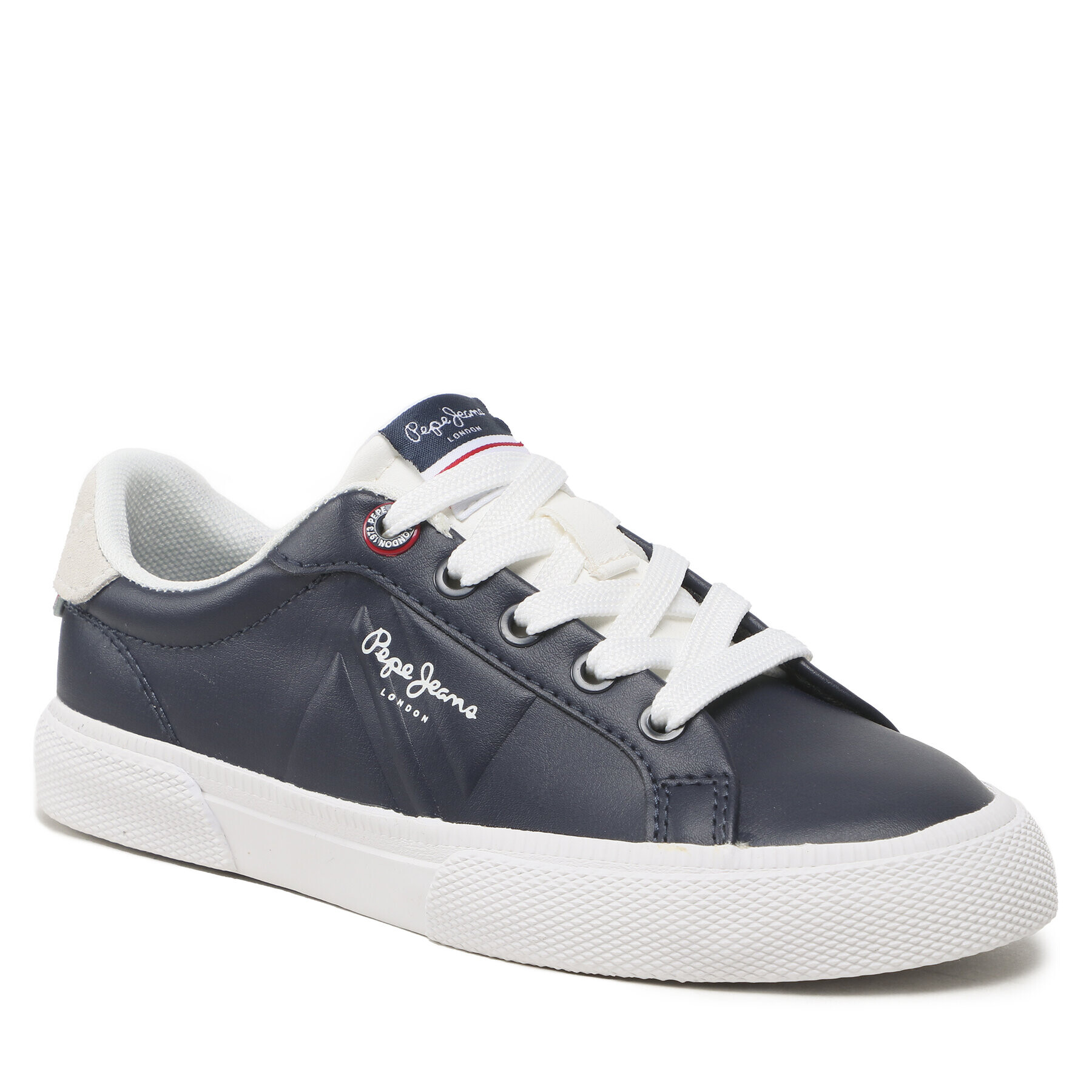 Pepe Jeans Sneakersy Kenton Flag B PBS30547 Tmavomodrá - Pepit.cz