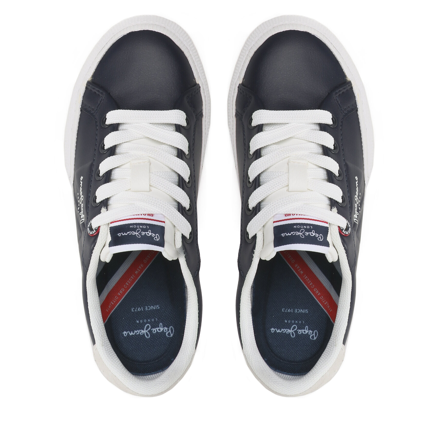 Pepe Jeans Sneakersy Kenton Flag B PBS30547 Tmavomodrá - Pepit.cz