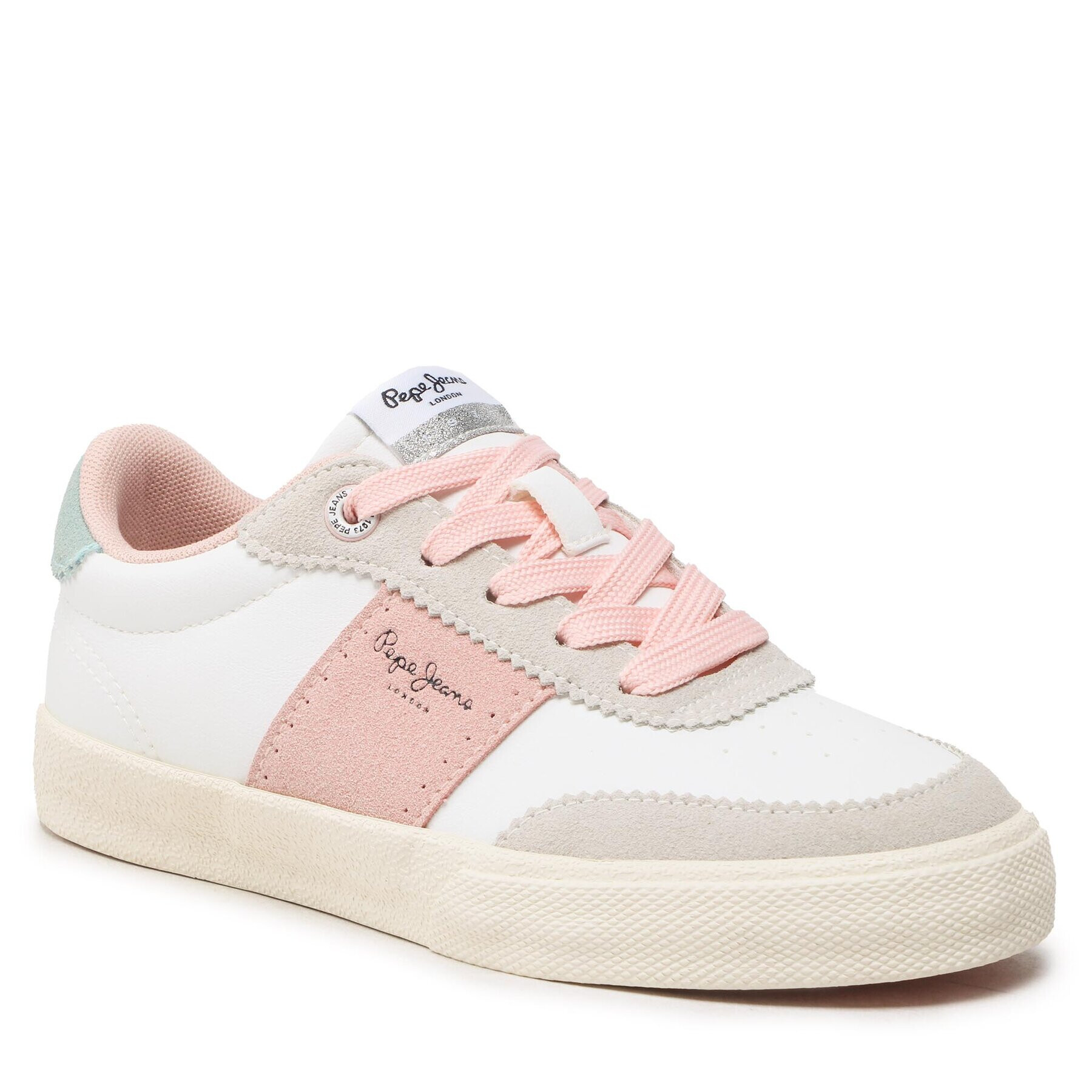 Pepe Jeans Sneakersy Kenton Hami Girl PGS30551 Bílá - Pepit.cz