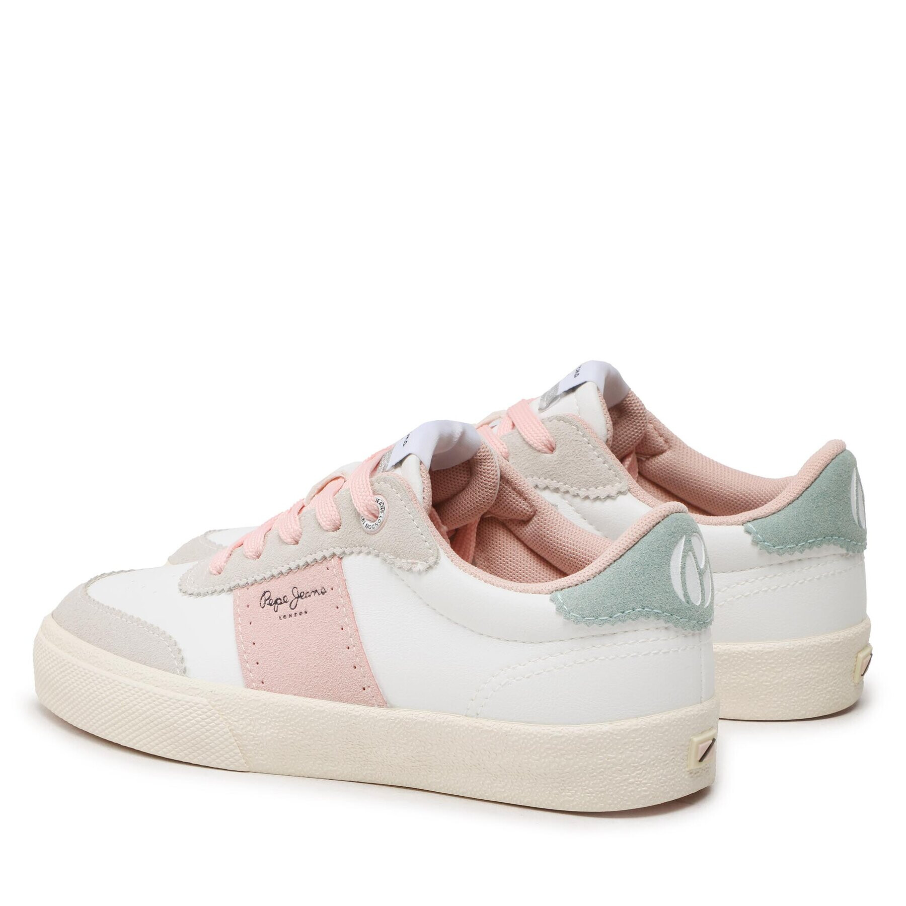 Pepe Jeans Sneakersy Kenton Hami Girl PGS30551 Bílá - Pepit.cz