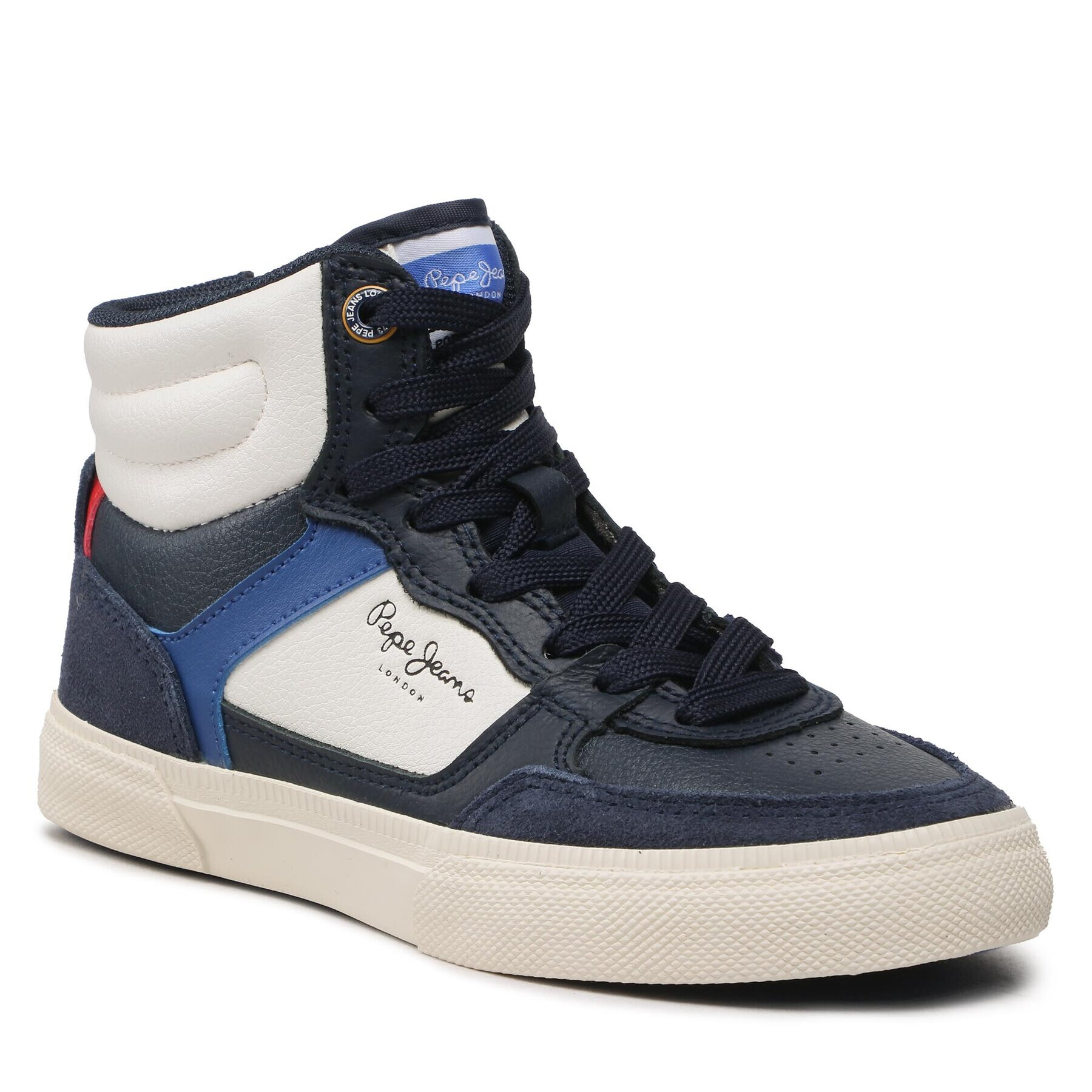 Pepe Jeans Sneakersy Kenton Master Boot PBS30528 Tmavomodrá - Pepit.cz