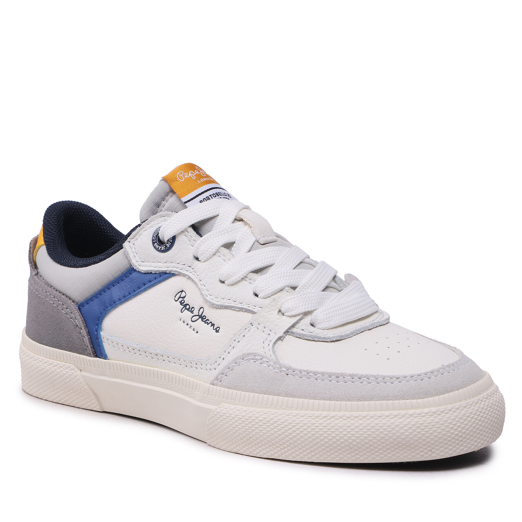 Pepe Jeans Sneakersy Kenton Master Boy PBS30529 Bílá - Pepit.cz