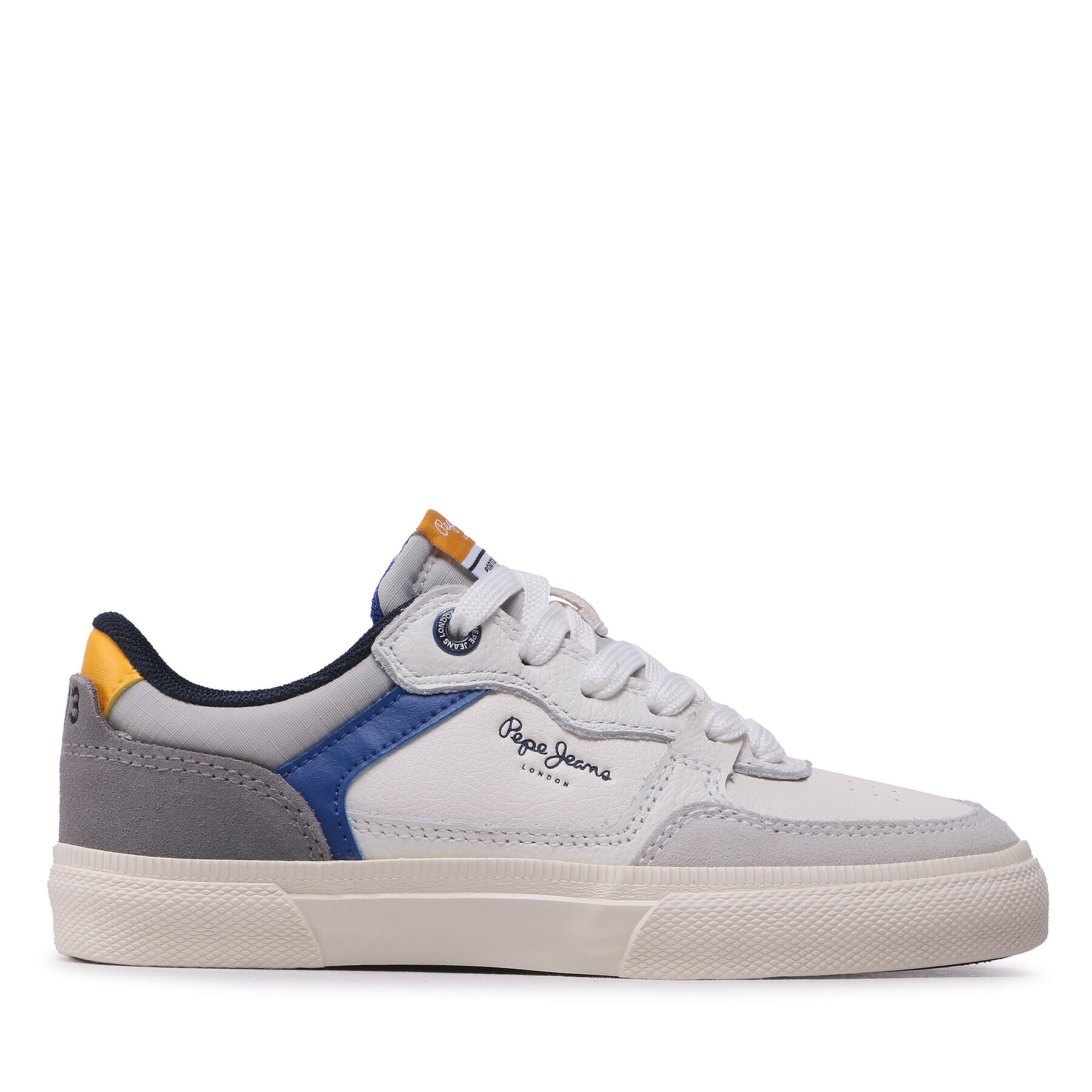 Pepe Jeans Sneakersy Kenton Master Boy PBS30529 Bílá - Pepit.cz