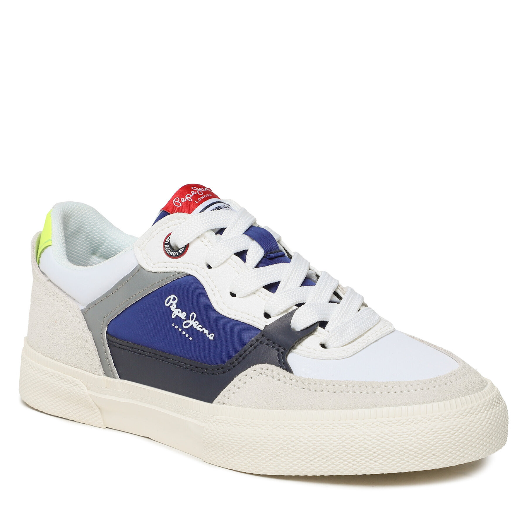 Pepe Jeans Sneakersy Kenton Master Combi B PBS30548 Bílá - Pepit.cz