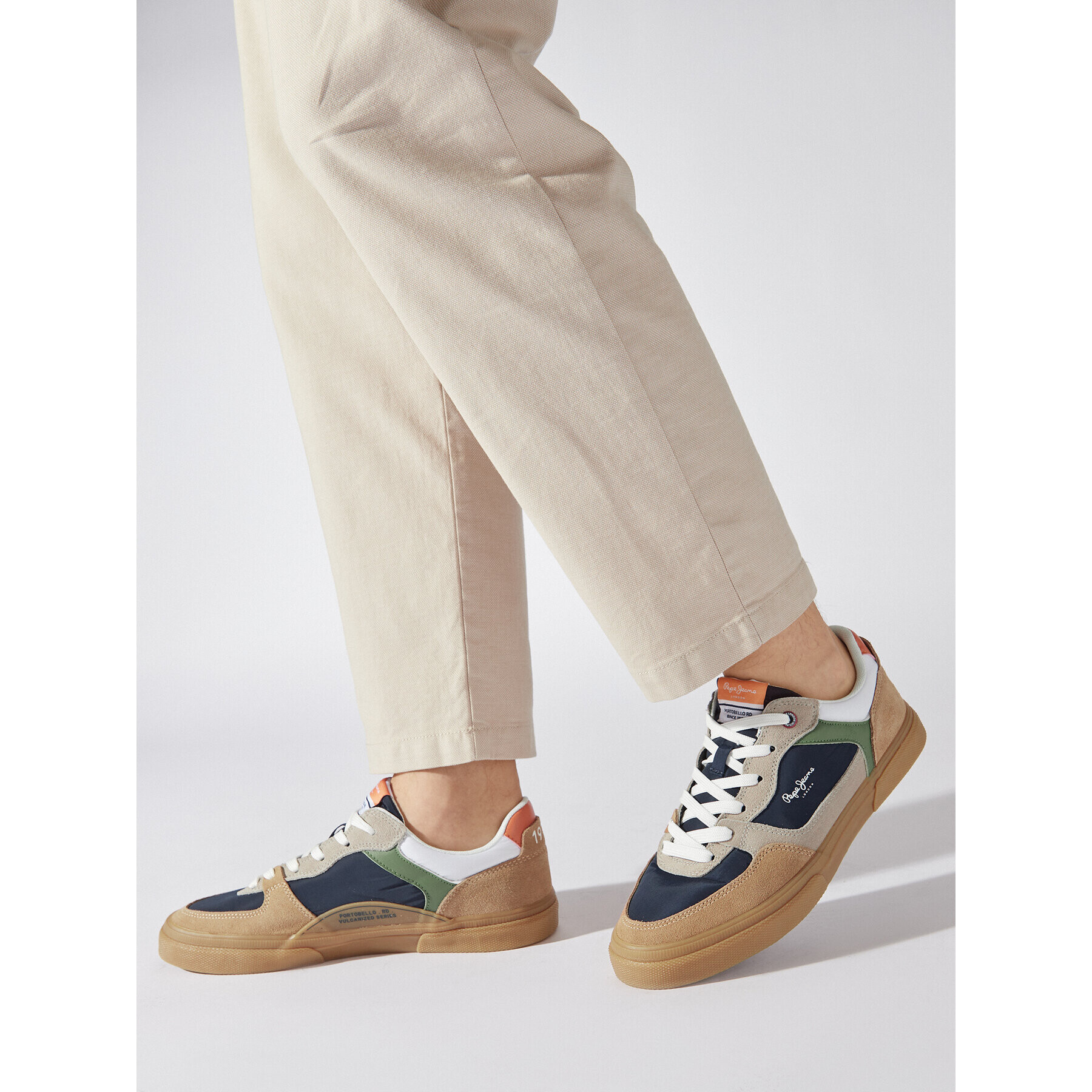 Pepe Jeans Sneakersy Kenton Master Combi PMS30904 Hnědá - Pepit.cz