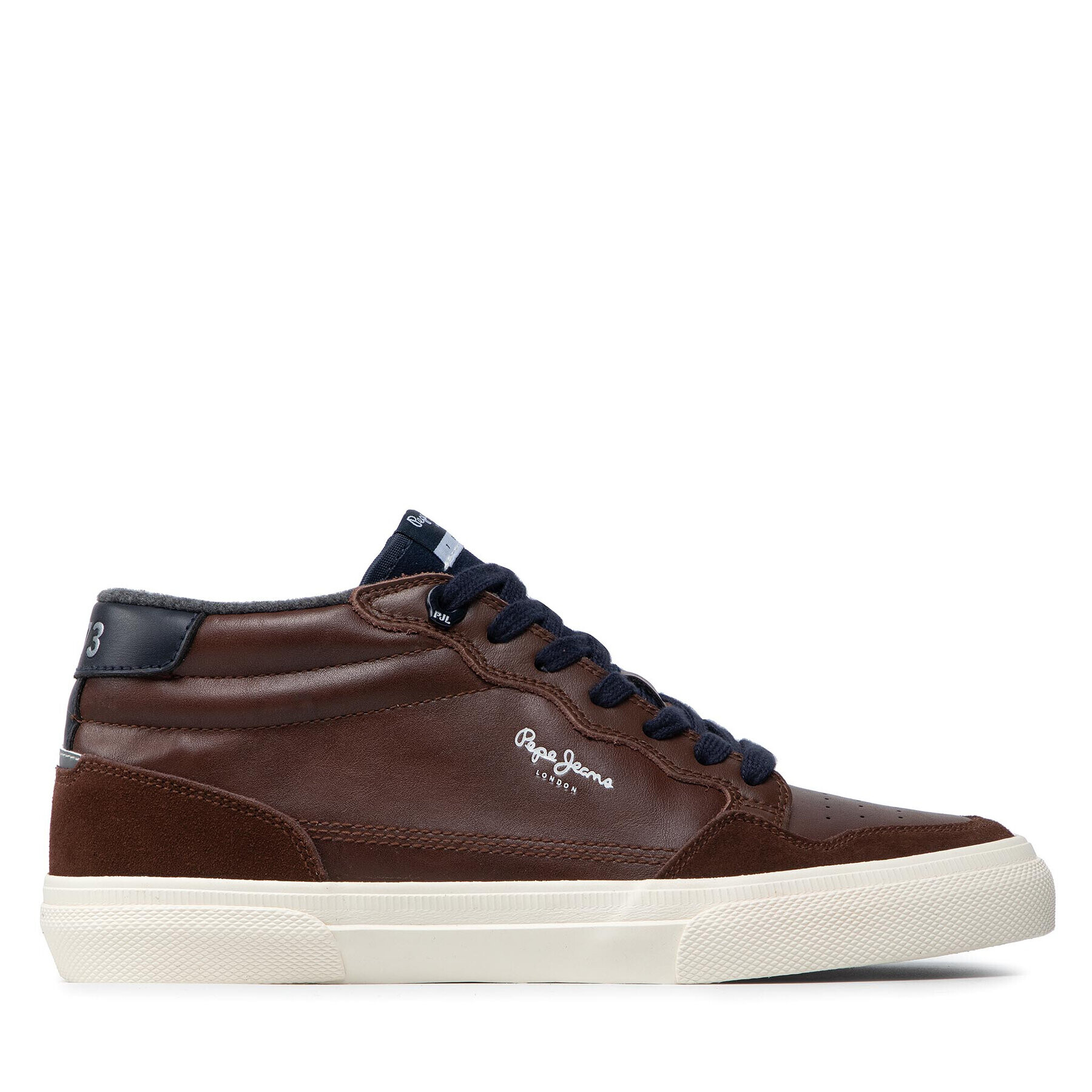 Pepe Jeans Sneakersy Kenton Original Low PMS30802 Hnědá - Pepit.cz