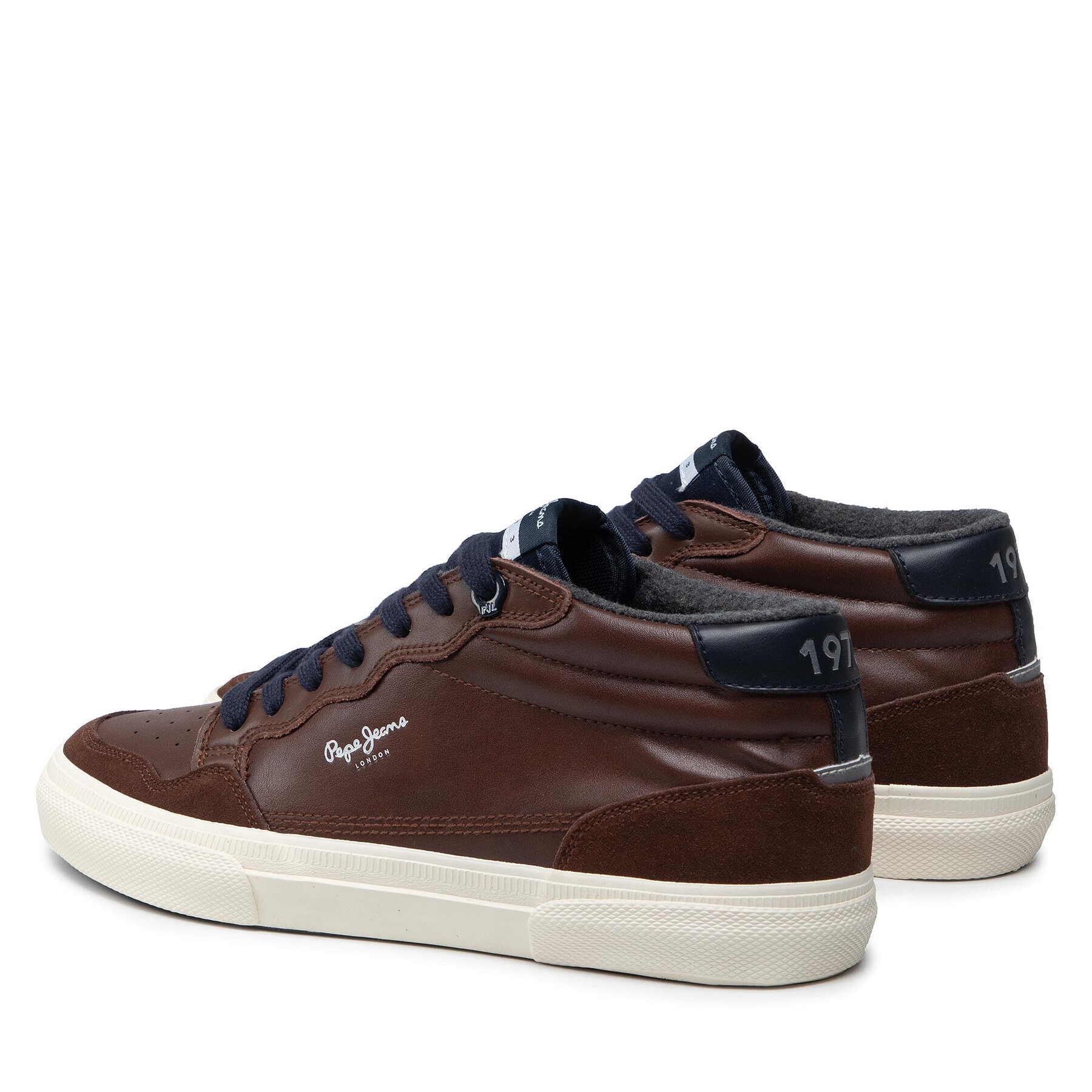 Pepe Jeans Sneakersy Kenton Original Low PMS30802 Hnědá - Pepit.cz