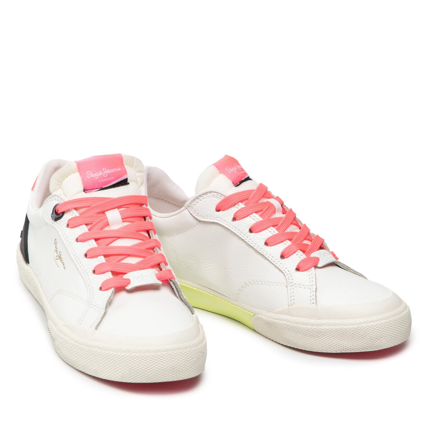 Pepe Jeans Sneakersy Kenton Vintage PLS31285 Bílá - Pepit.cz