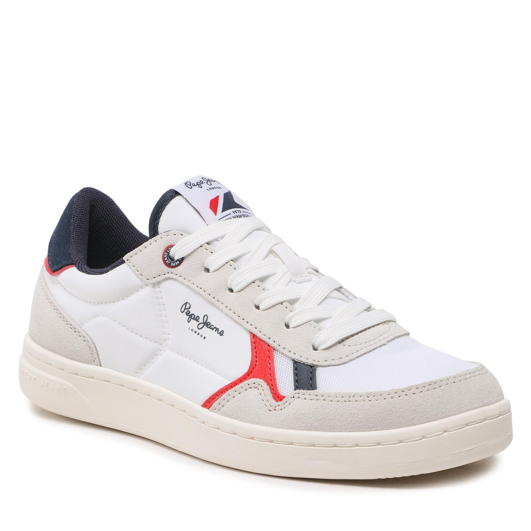 Pepe Jeans Sneakersy Kore Vintage M PMS30900 Bílá - Pepit.cz