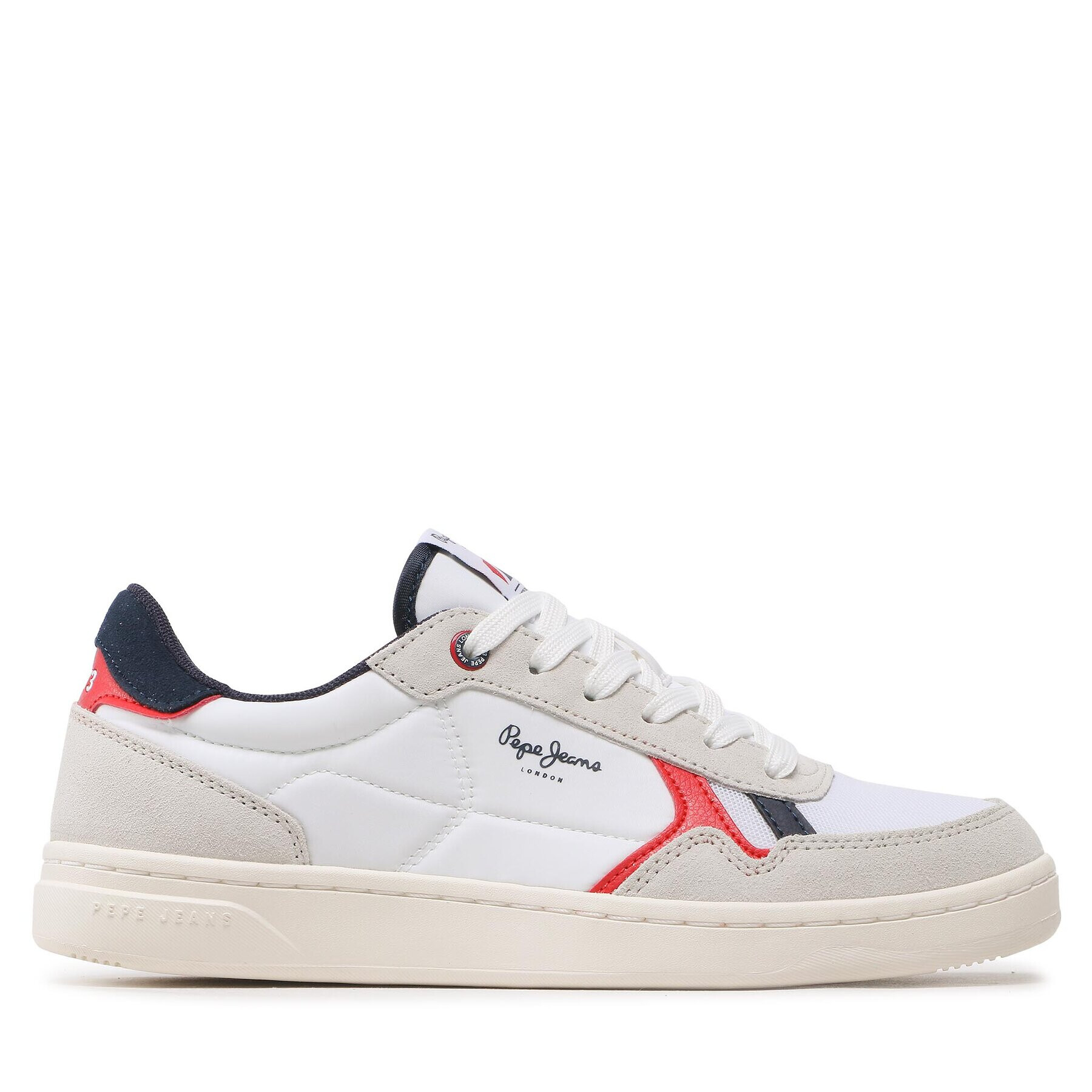 Pepe Jeans Sneakersy Kore Vintage M PMS30900 Bílá - Pepit.cz