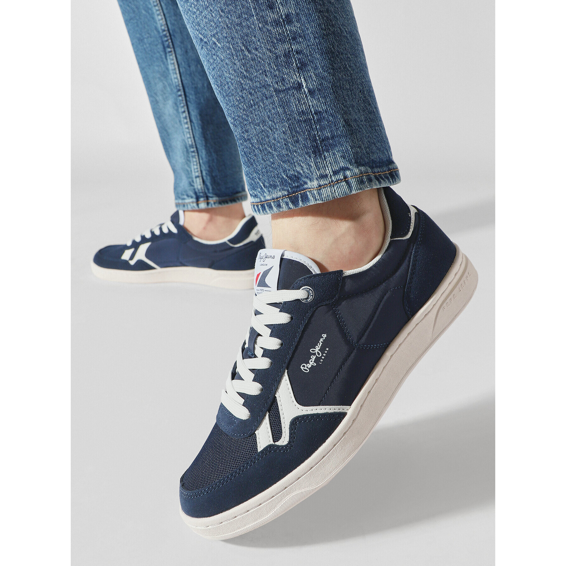 Pepe Jeans Sneakersy Kore Vintage M PMS30900 Tmavomodrá - Pepit.cz