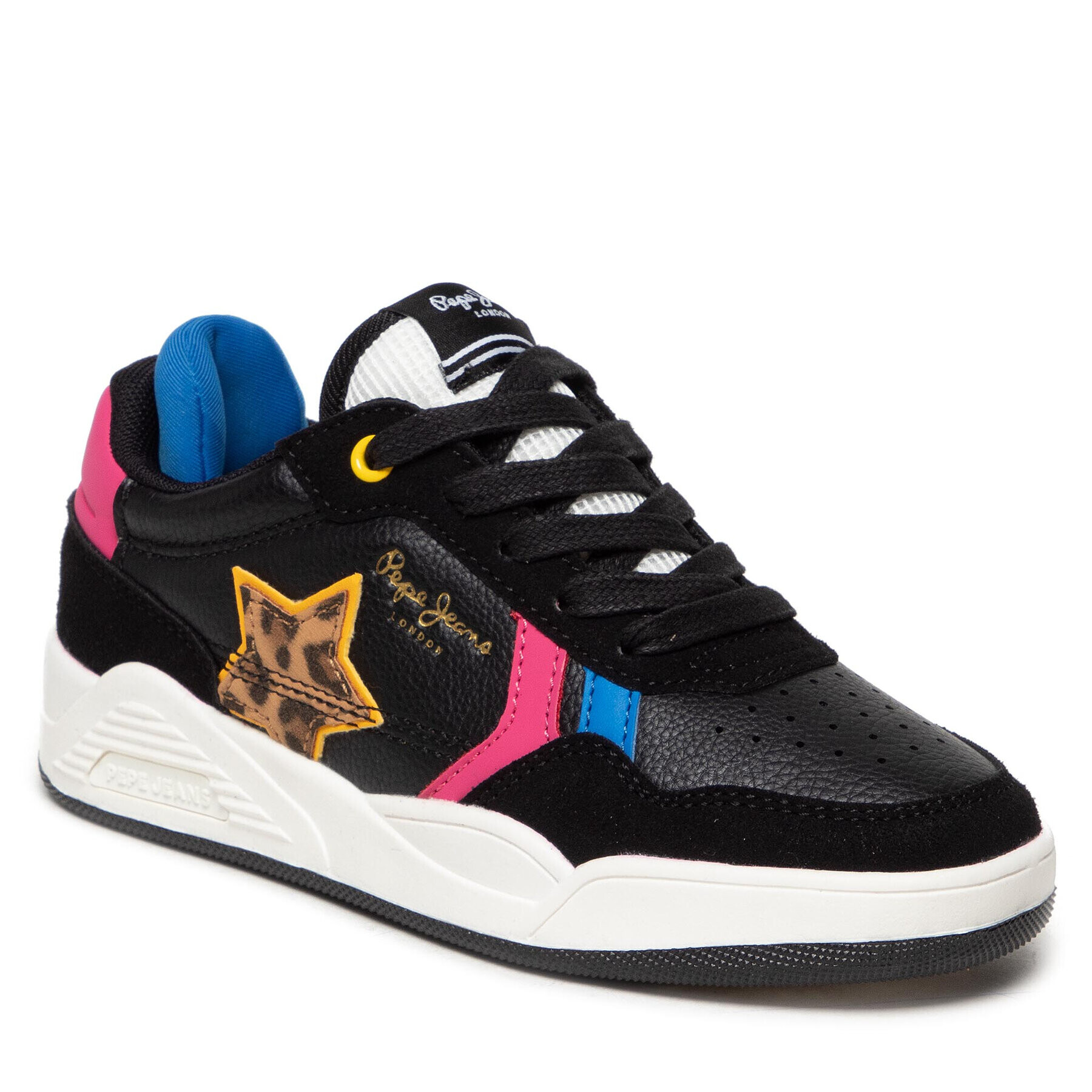 Pepe Jeans Sneakersy Kurt Britt Girl Multi PGS30521 Černá - Pepit.cz