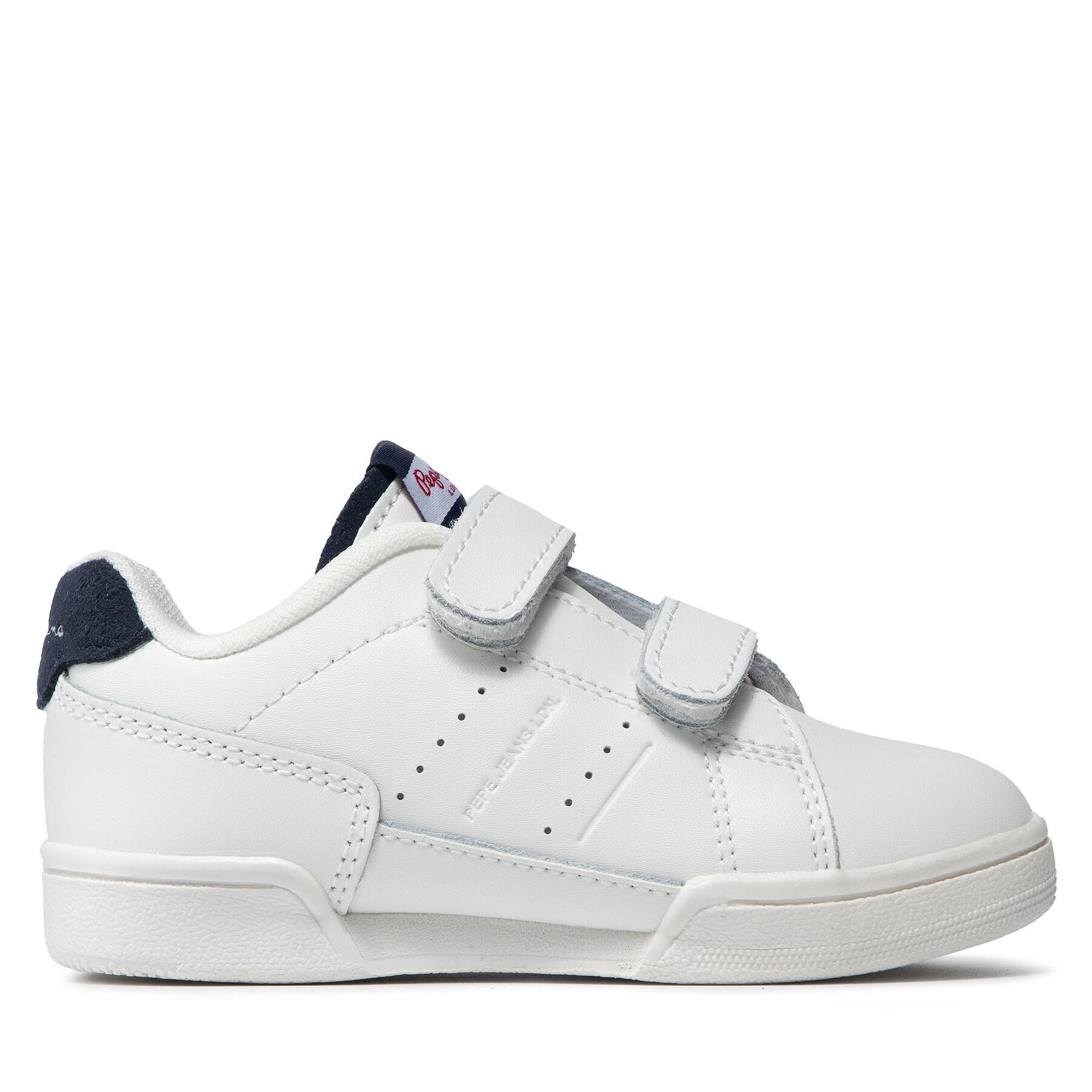 Pepe Jeans Sneakersy Lambert Sport Kids PBS30502 Bílá - Pepit.cz