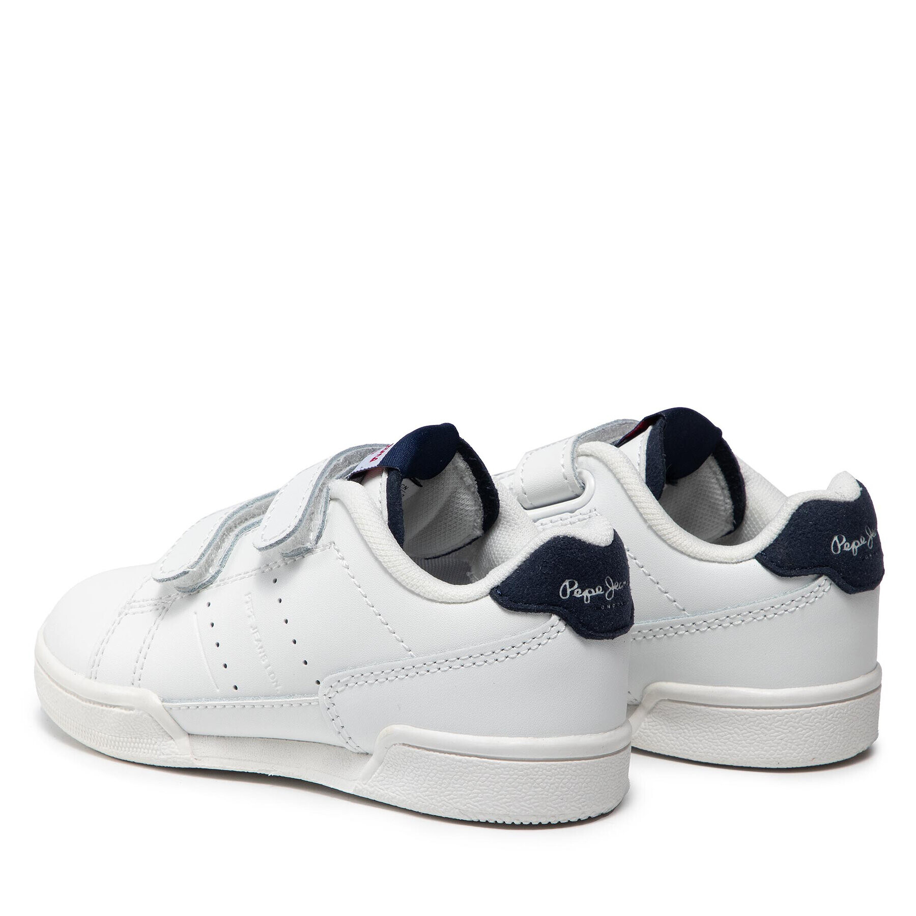 Pepe Jeans Sneakersy Lambert Sport Kids PBS30502 Bílá - Pepit.cz