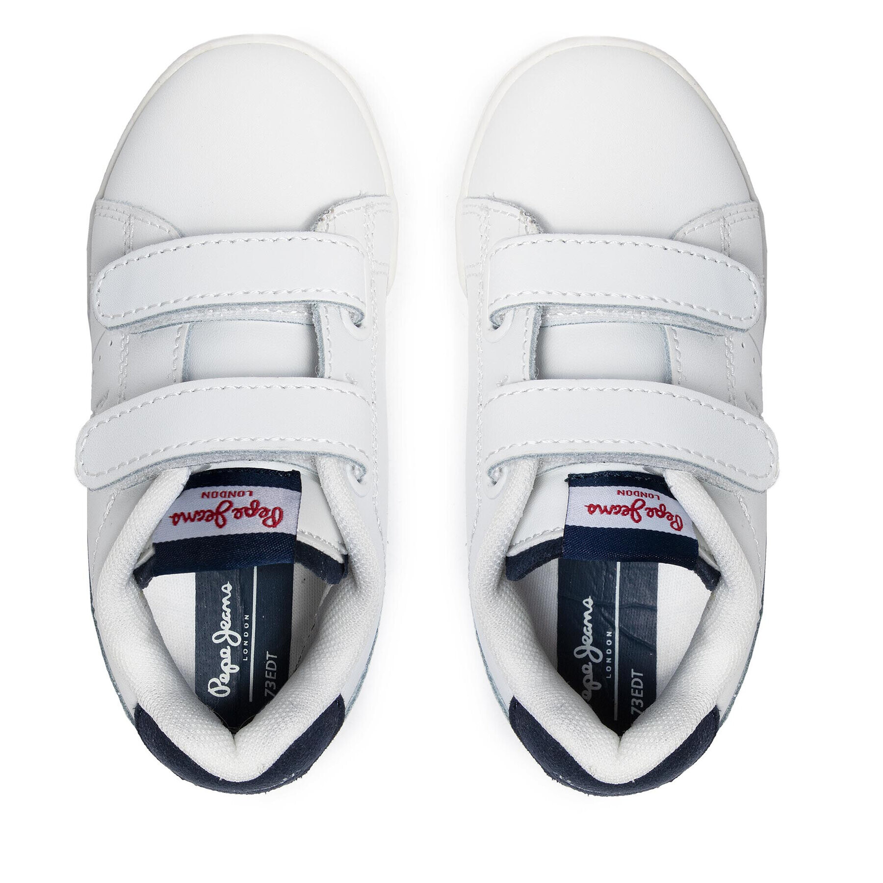 Pepe Jeans Sneakersy Lambert Sport Kids PBS30502 Bílá - Pepit.cz