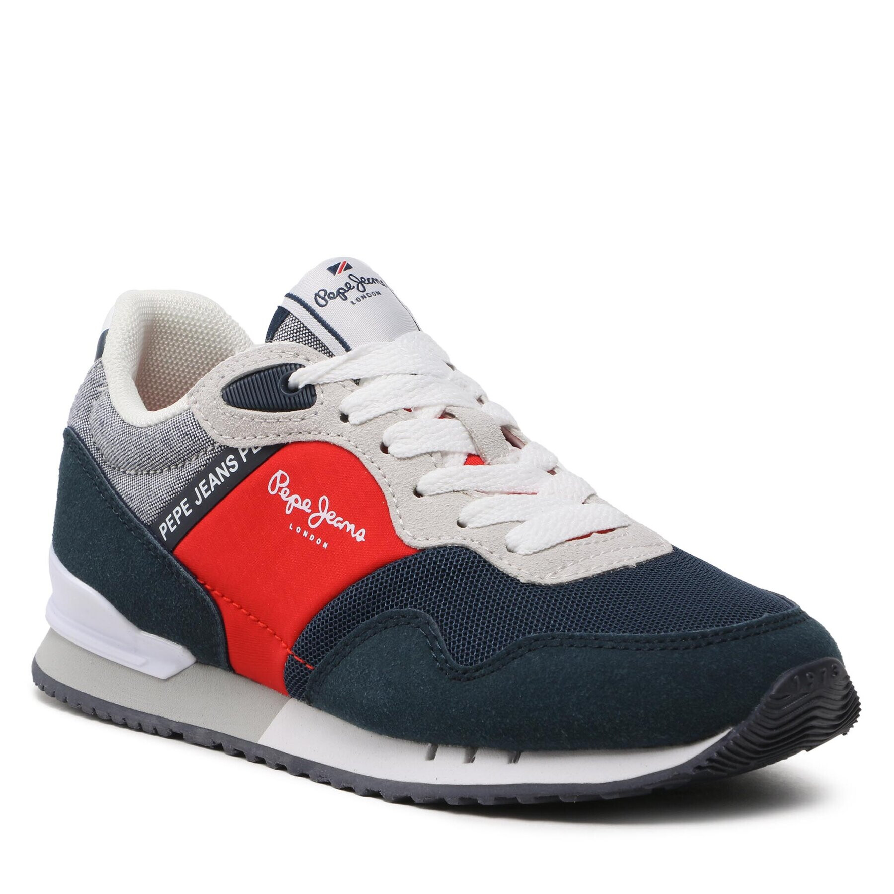 Pepe Jeans Sneakersy London B Brighton PBS30552 Tmavomodrá - Pepit.cz