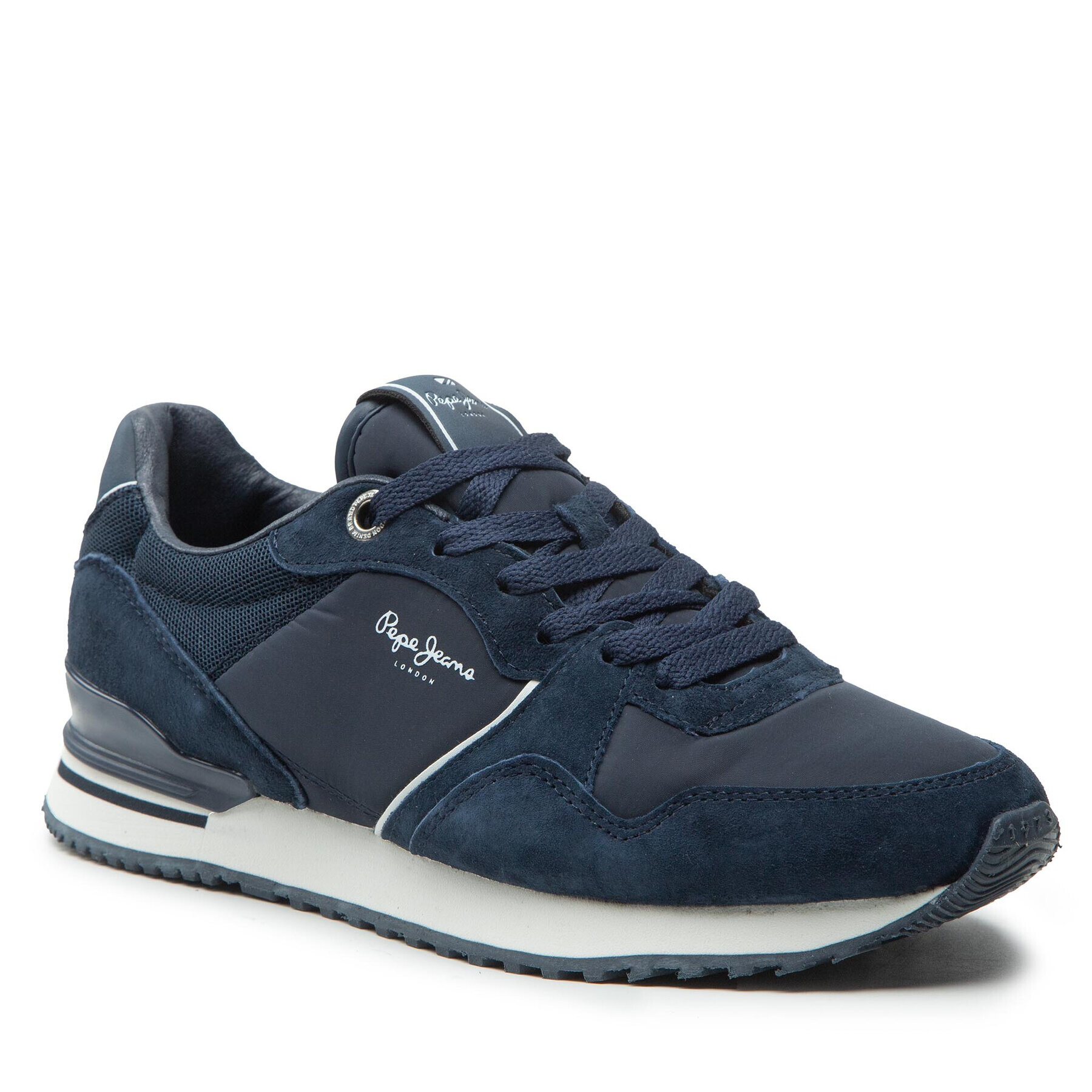 Pepe Jeans Sneakersy London City PMS30874 Tmavomodrá - Pepit.cz