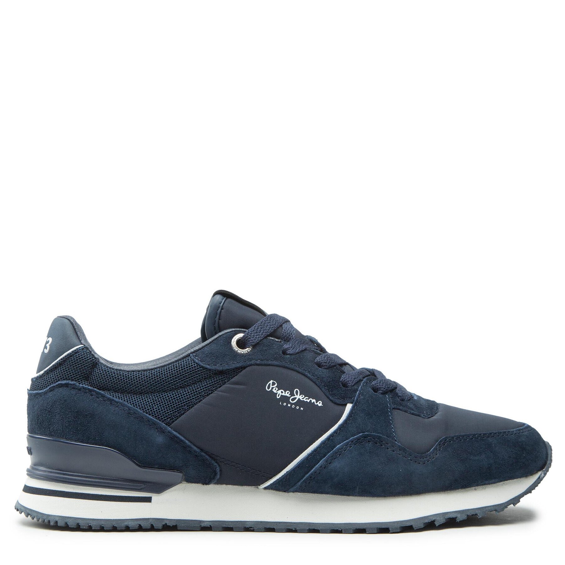 Pepe Jeans Sneakersy London City PMS30874 Tmavomodrá - Pepit.cz