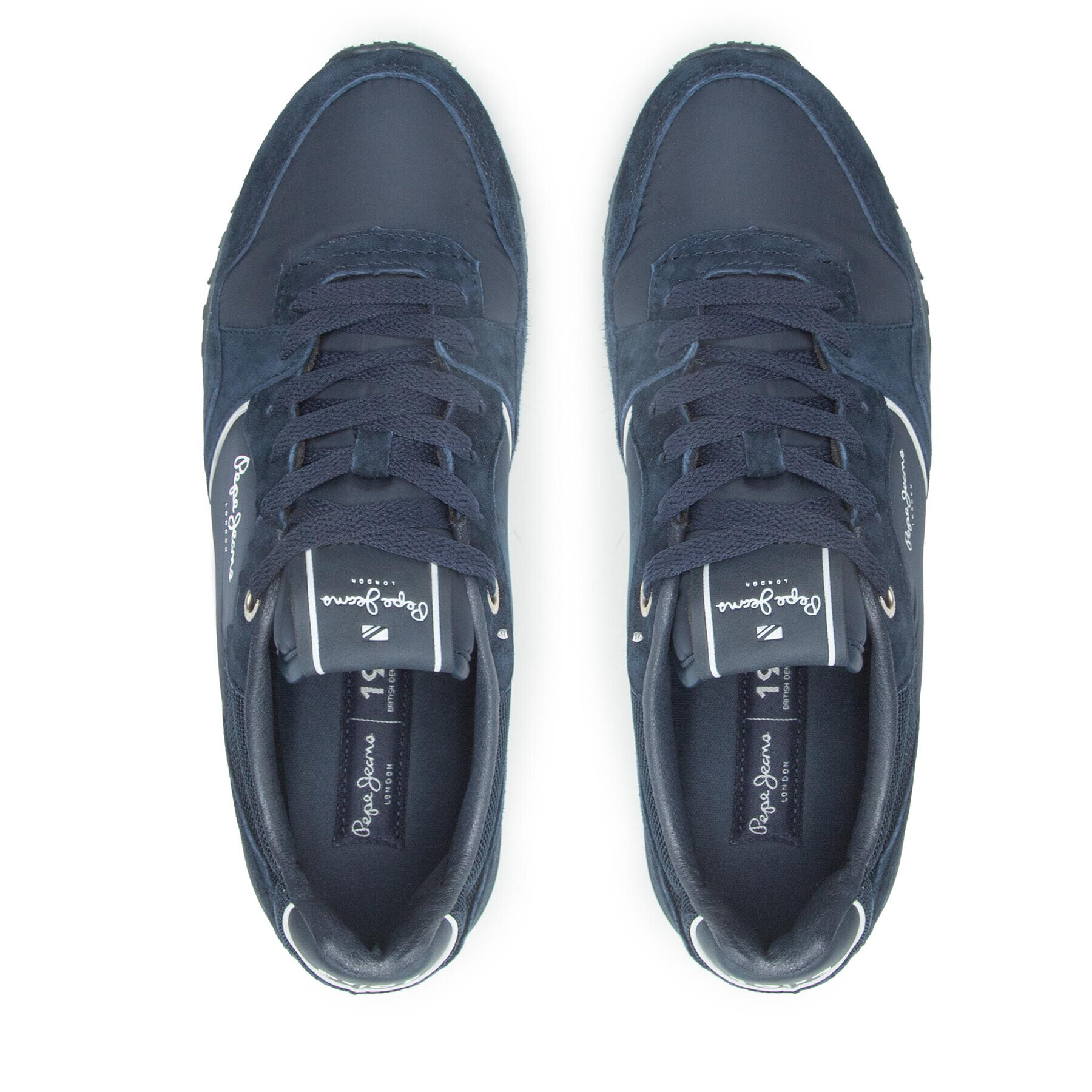 Pepe Jeans Sneakersy London City PMS30874 Tmavomodrá - Pepit.cz