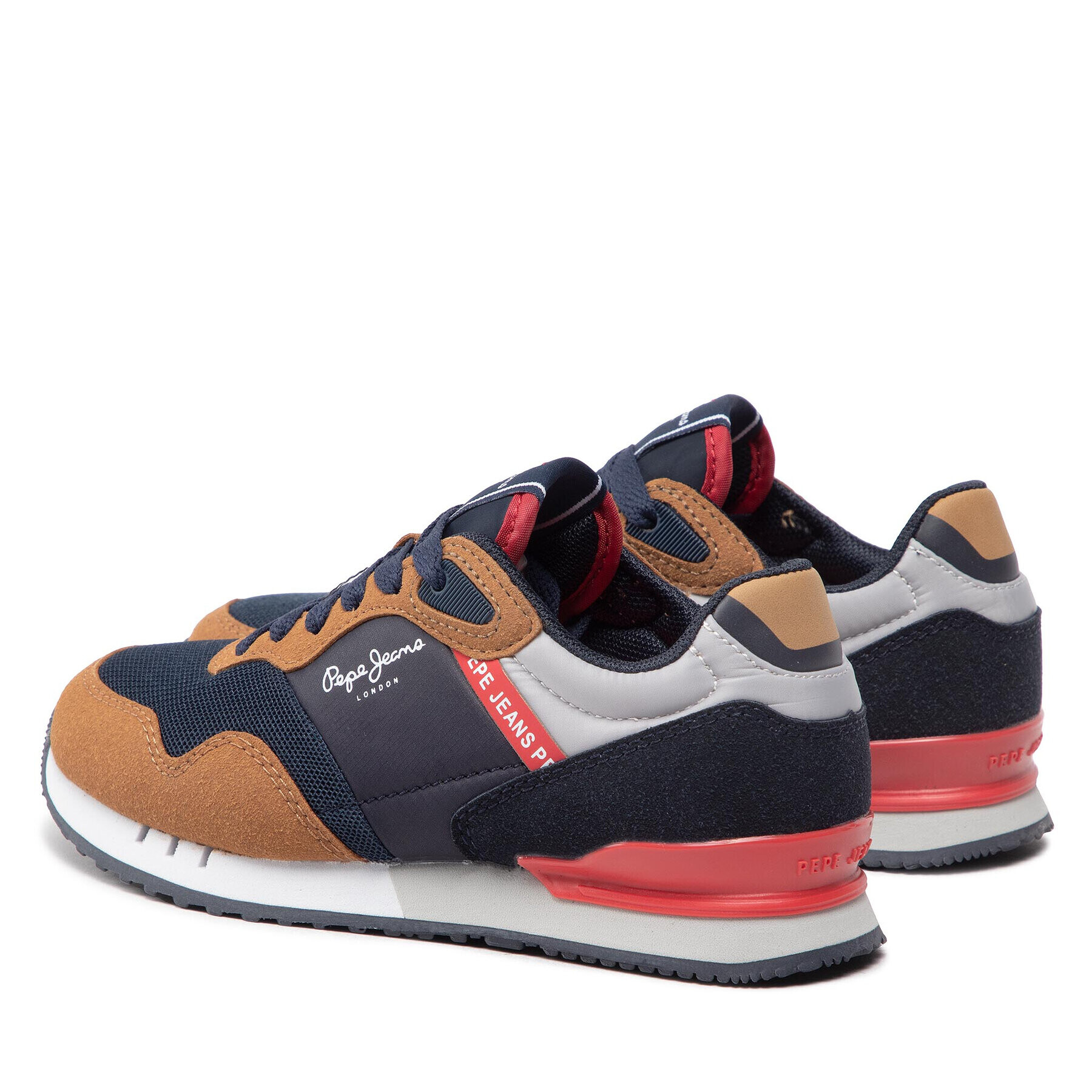 Pepe Jeans Sneakersy London One Basic B PBS30540 Tmavomodrá - Pepit.cz