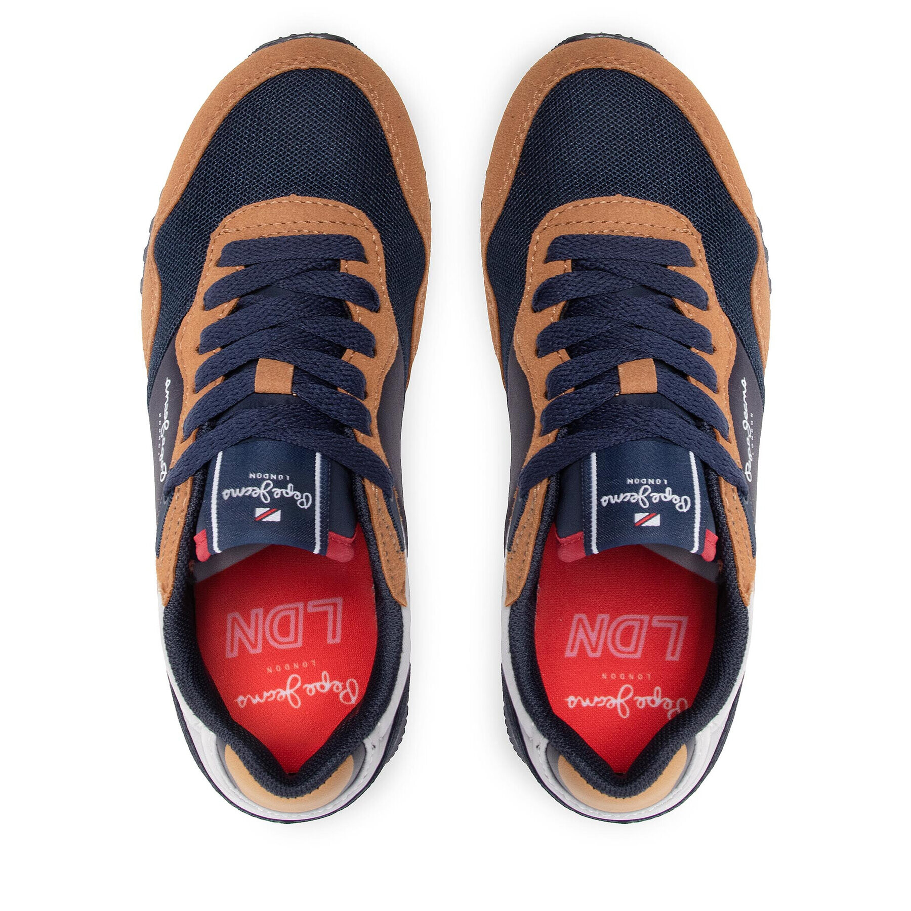 Pepe Jeans Sneakersy London One Basic B PBS30540 Tmavomodrá - Pepit.cz