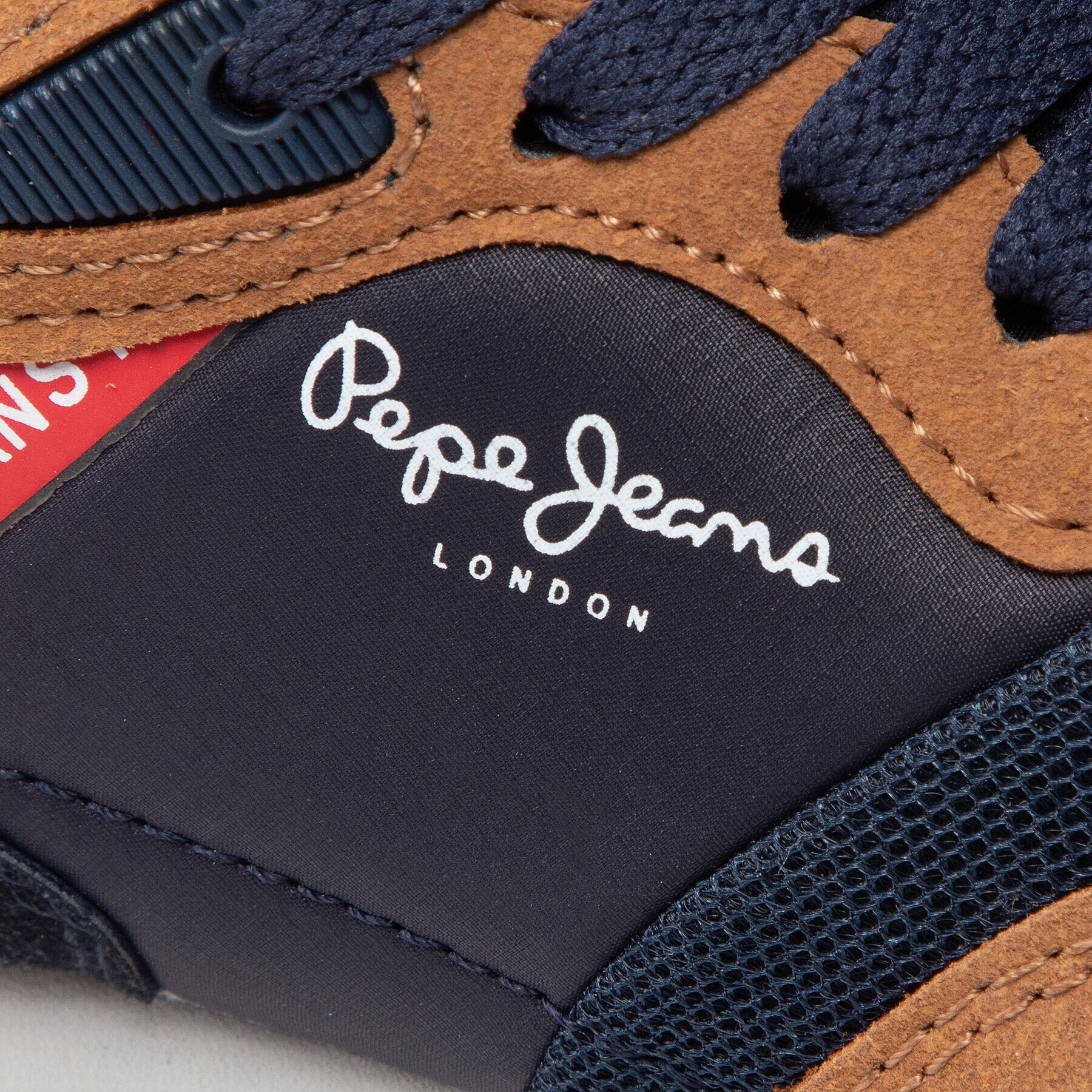 Pepe Jeans Sneakersy London One Basic B PBS30540 Tmavomodrá - Pepit.cz