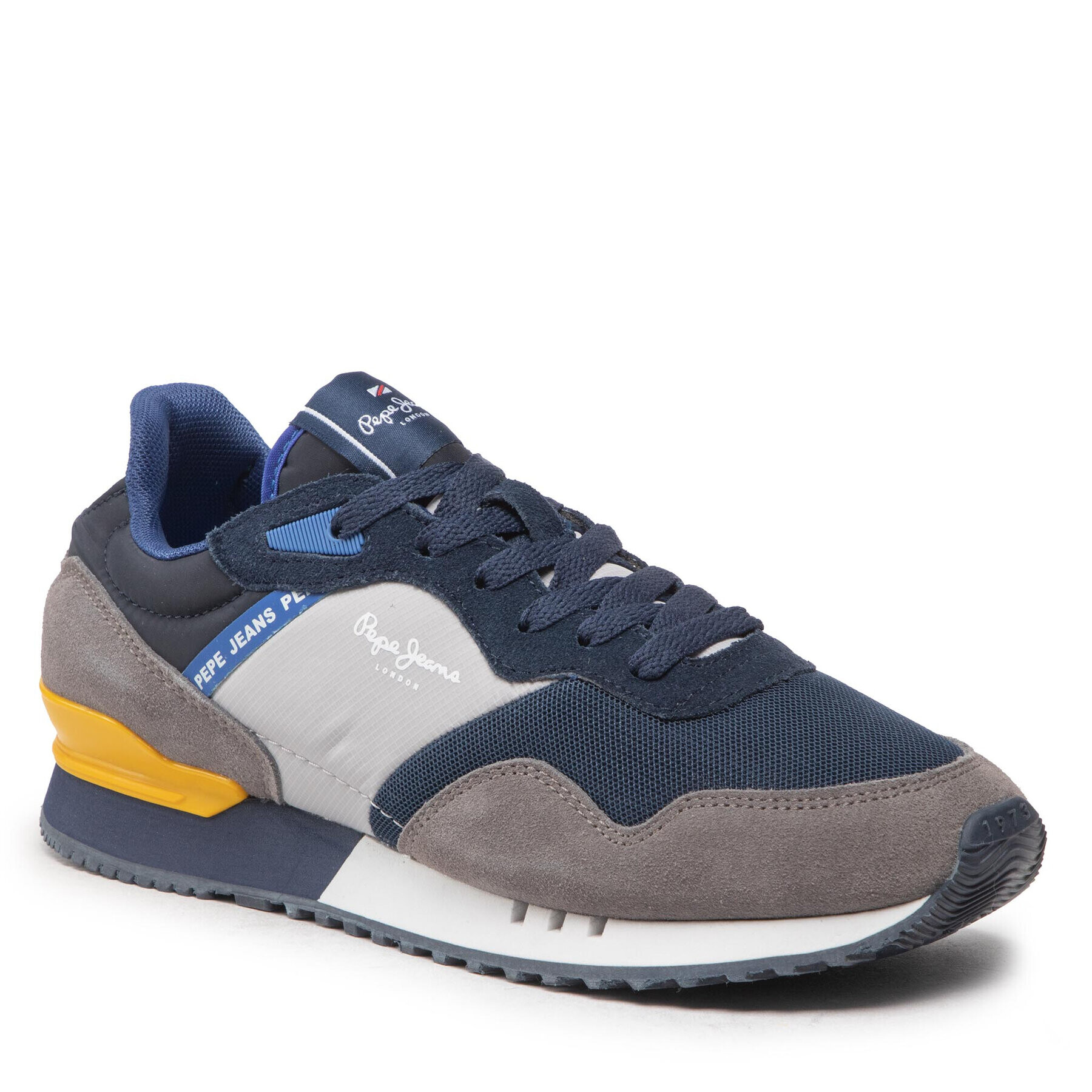 Pepe Jeans Sneakersy London One Basic M PMS30871 Šedá - Pepit.cz