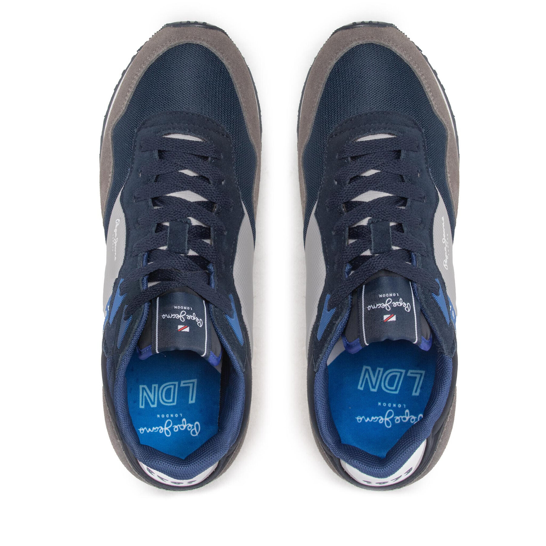 Pepe Jeans Sneakersy London One Basic M PMS30871 Šedá - Pepit.cz