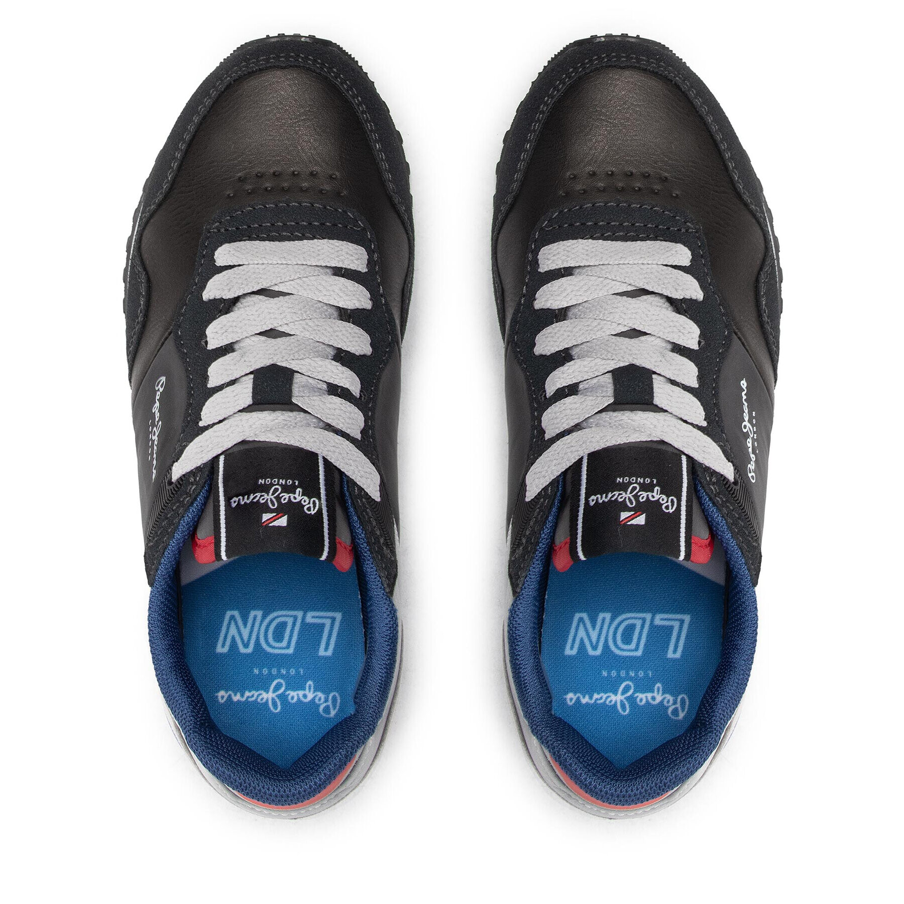 Pepe Jeans Sneakersy London One Cover B PBS30538 Černá - Pepit.cz