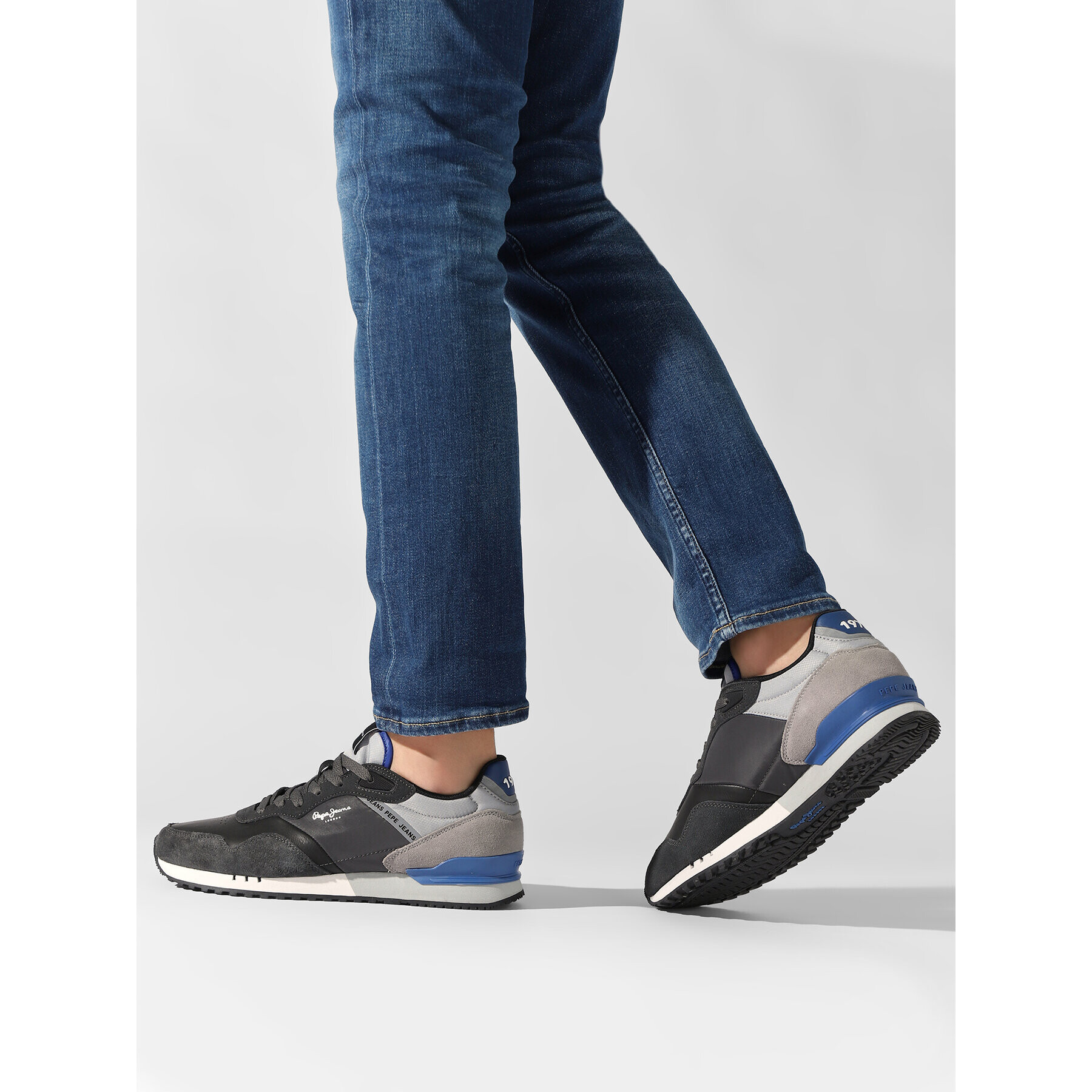 Pepe Jeans Sneakersy London One Cover M PMS30872 Černá - Pepit.cz