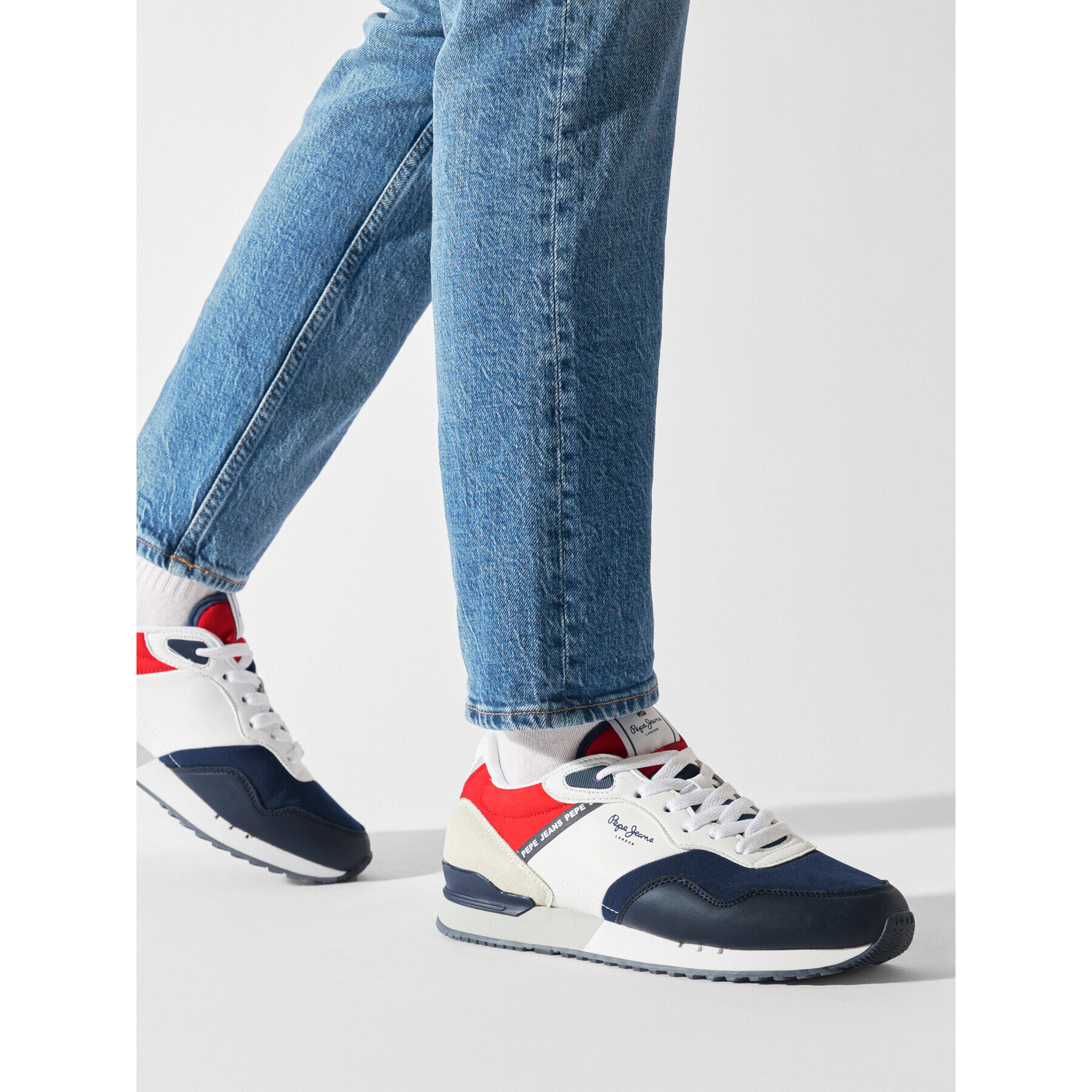 Pepe Jeans Sneakersy London One M Club PMS30932 Tmavomodrá - Pepit.cz