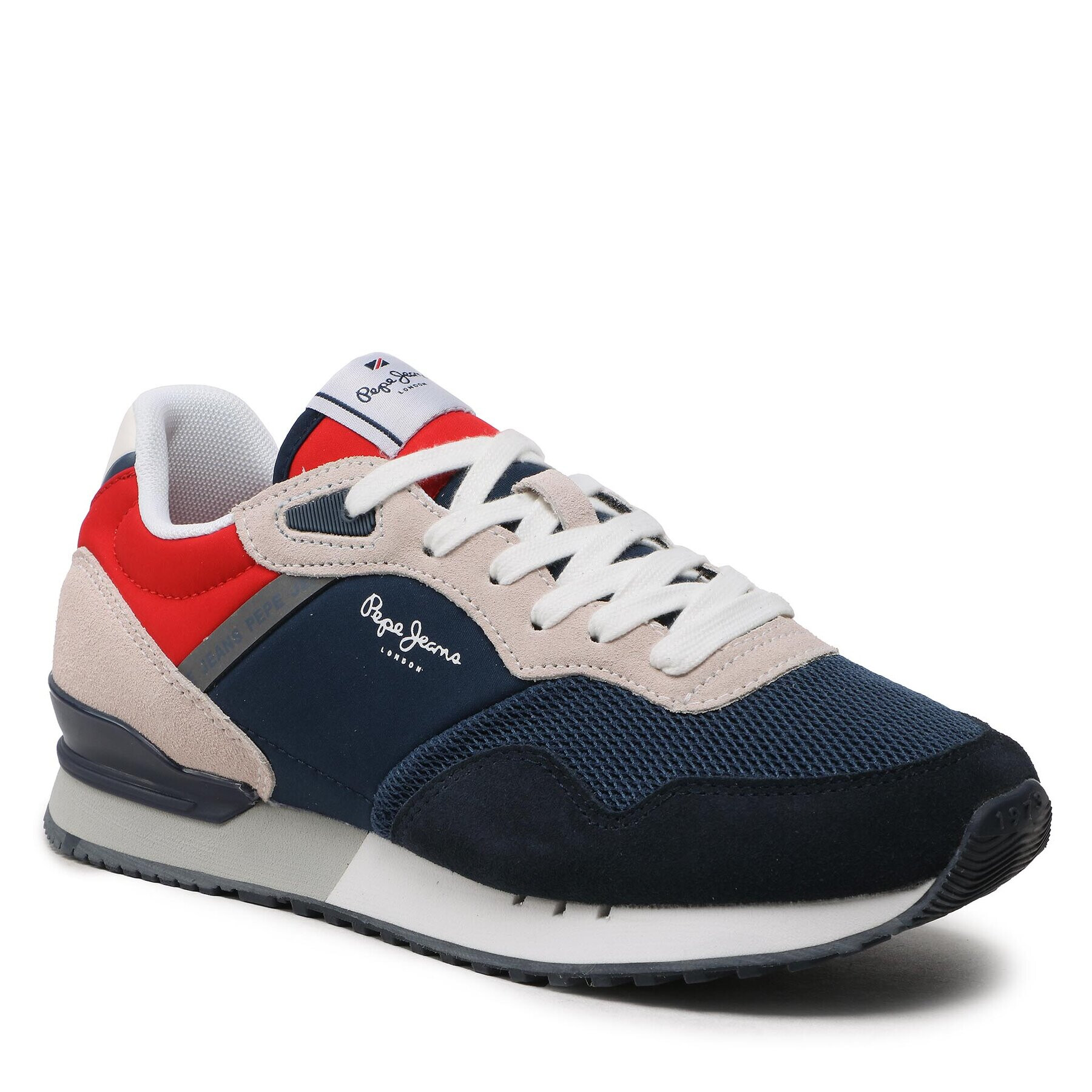 Pepe Jeans Sneakersy London One M PMS30934 Tmavomodrá - Pepit.cz