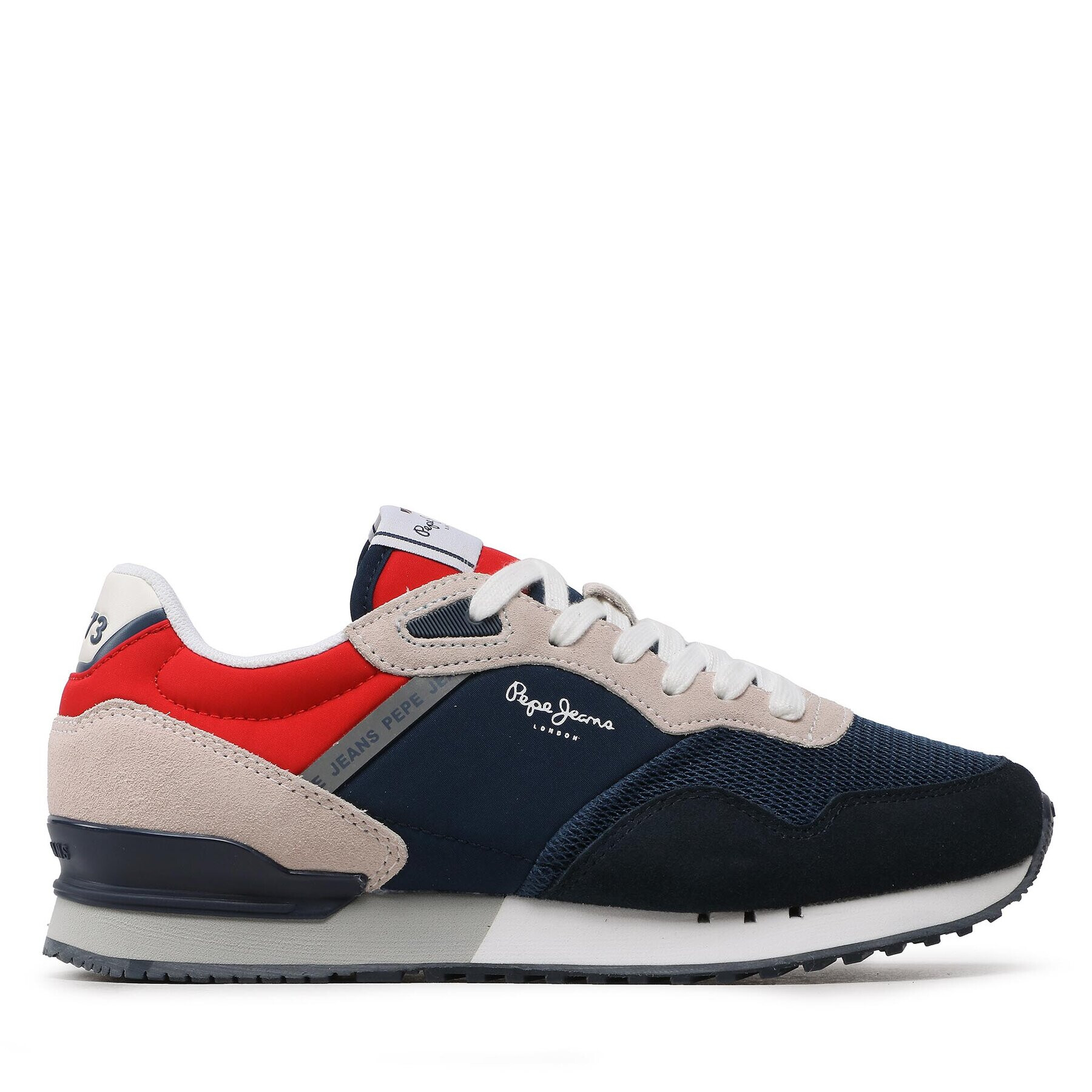 Pepe Jeans Sneakersy London One M PMS30934 Tmavomodrá - Pepit.cz