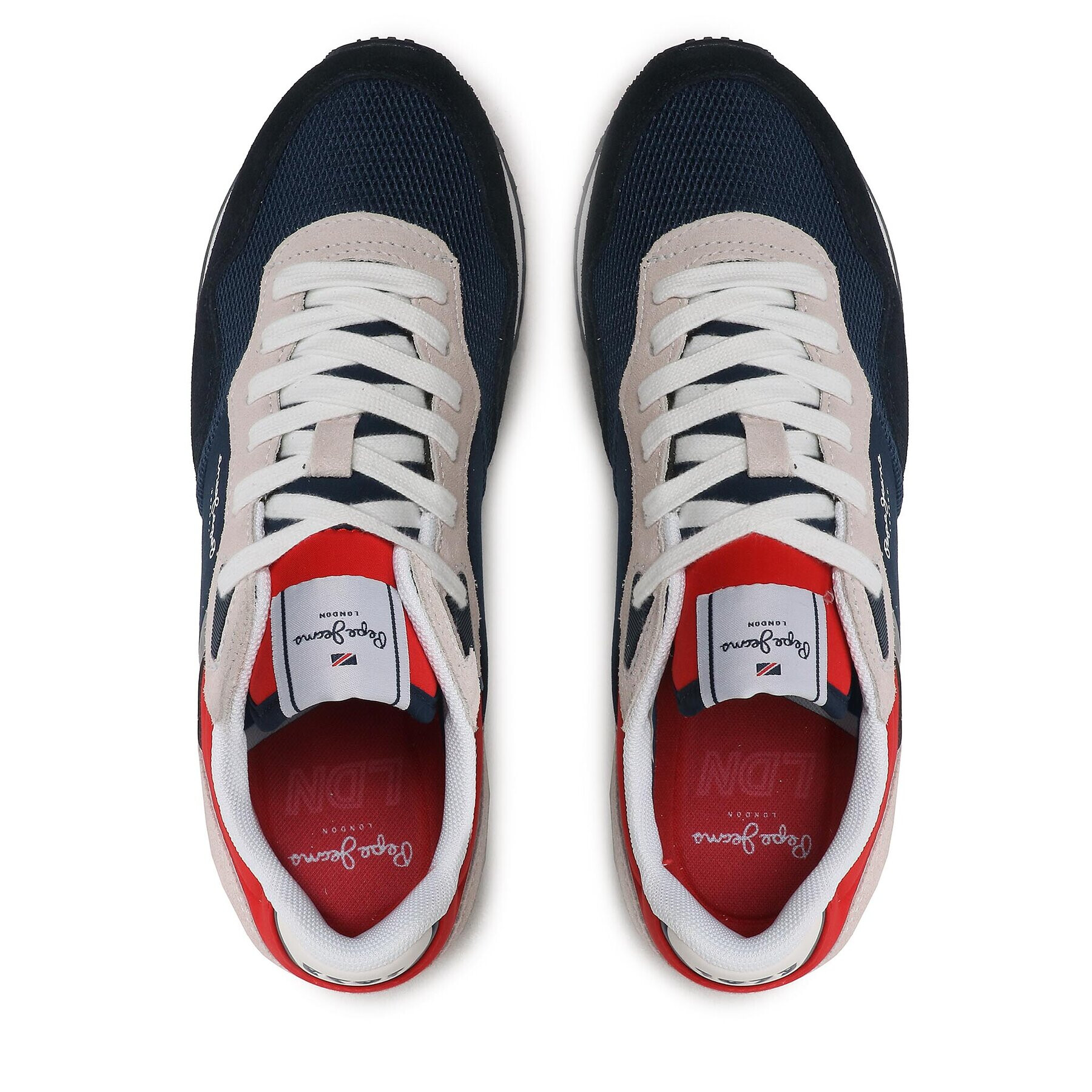 Pepe Jeans Sneakersy London One M PMS30934 Tmavomodrá - Pepit.cz