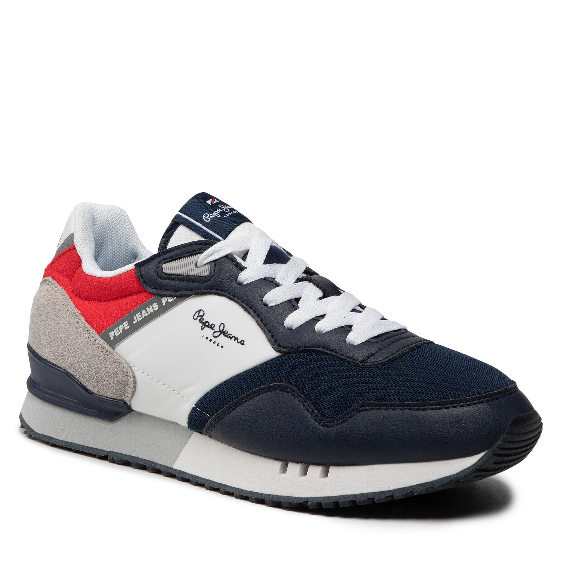 Pepe Jeans Sneakersy London One Road M PMS30821 Tmavomodrá - Pepit.cz