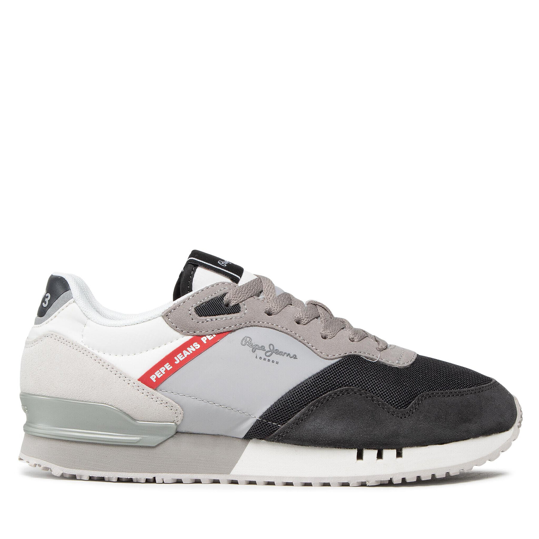 Pepe Jeans Sneakersy London One Serie M PMS30822 Šedá - Pepit.cz