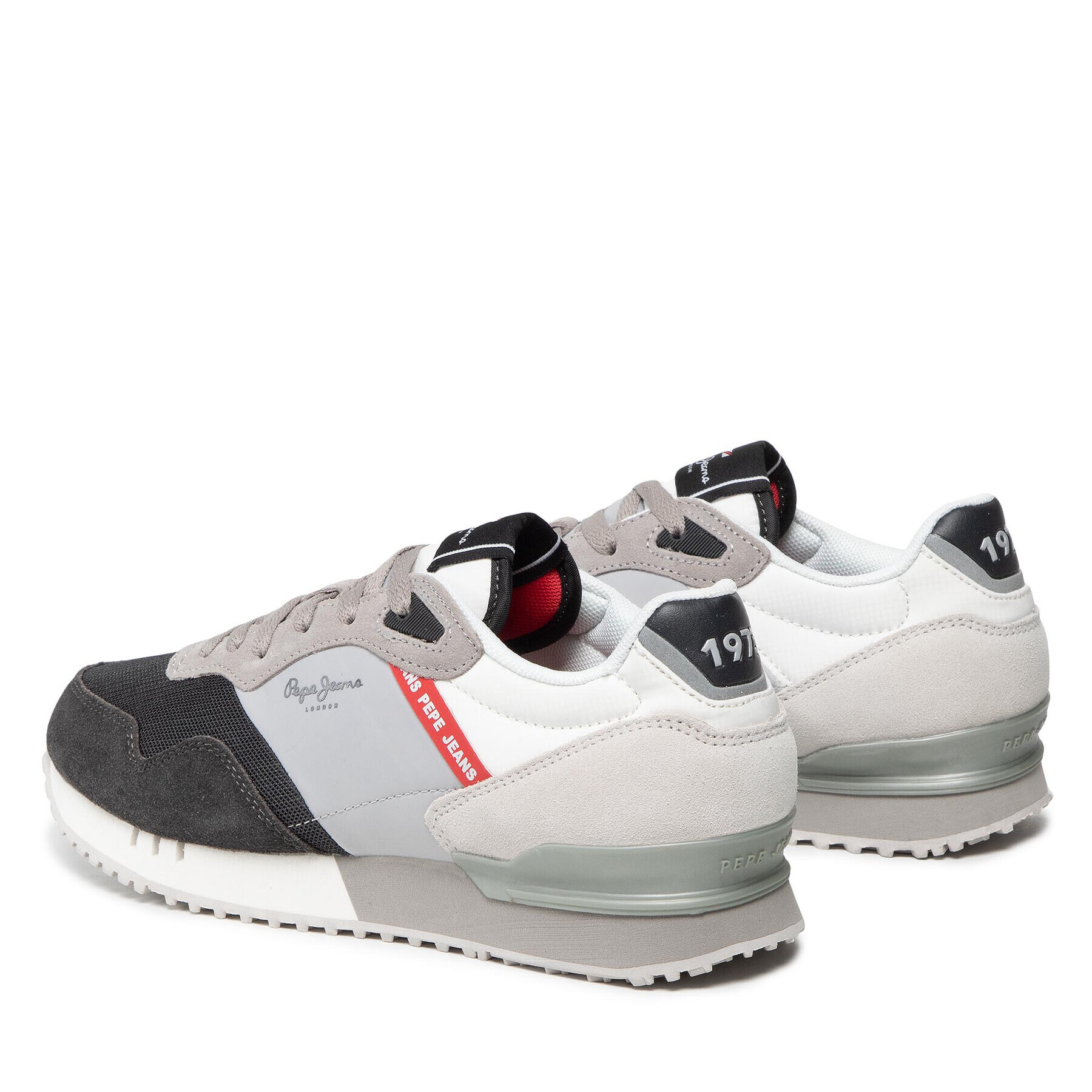 Pepe Jeans Sneakersy London One Serie M PMS30822 Šedá - Pepit.cz