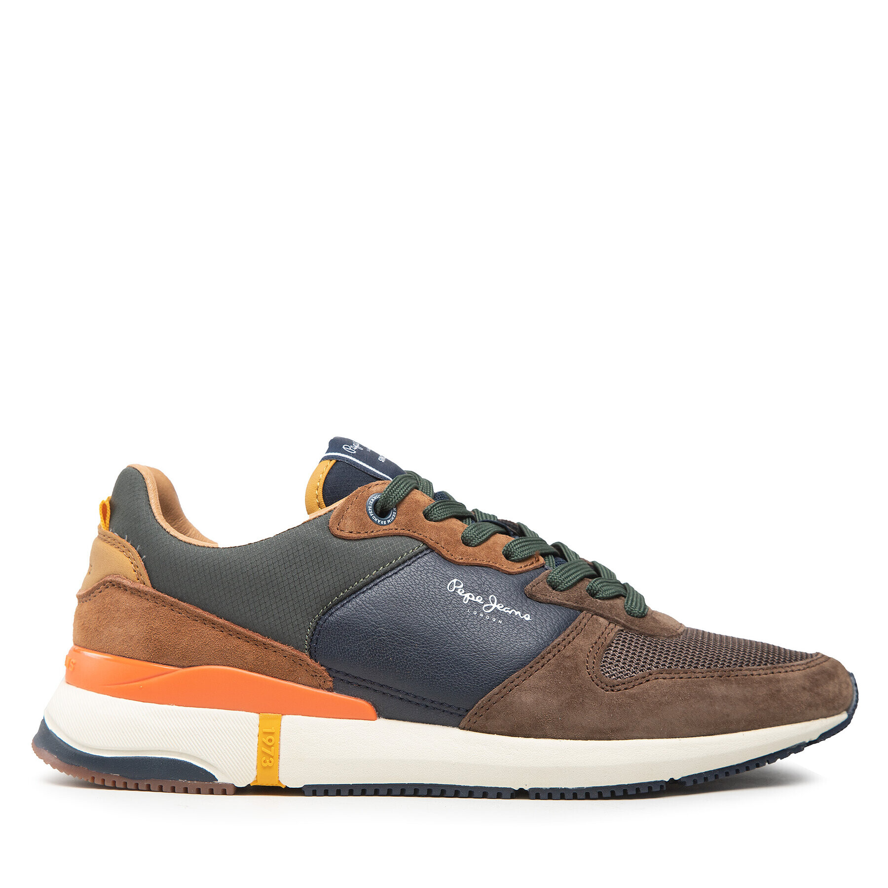 Pepe Jeans Sneakersy London Pro Basic 22 PMS30864 Hnědá - Pepit.cz