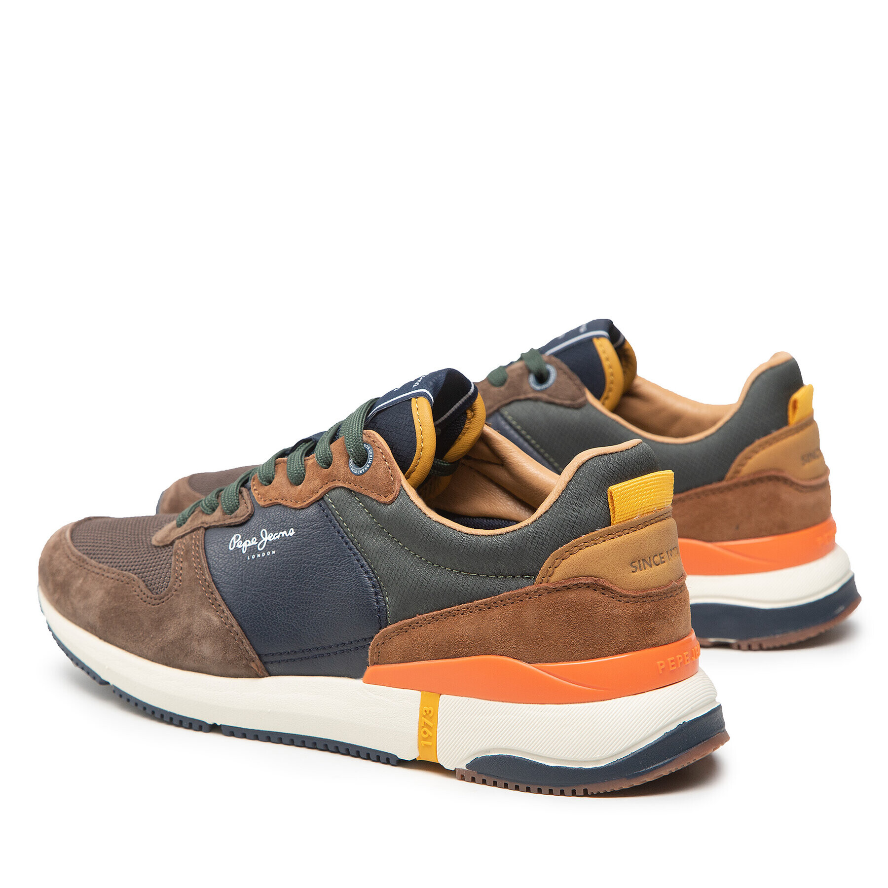 Pepe Jeans Sneakersy London Pro Basic 22 PMS30864 Hnědá - Pepit.cz