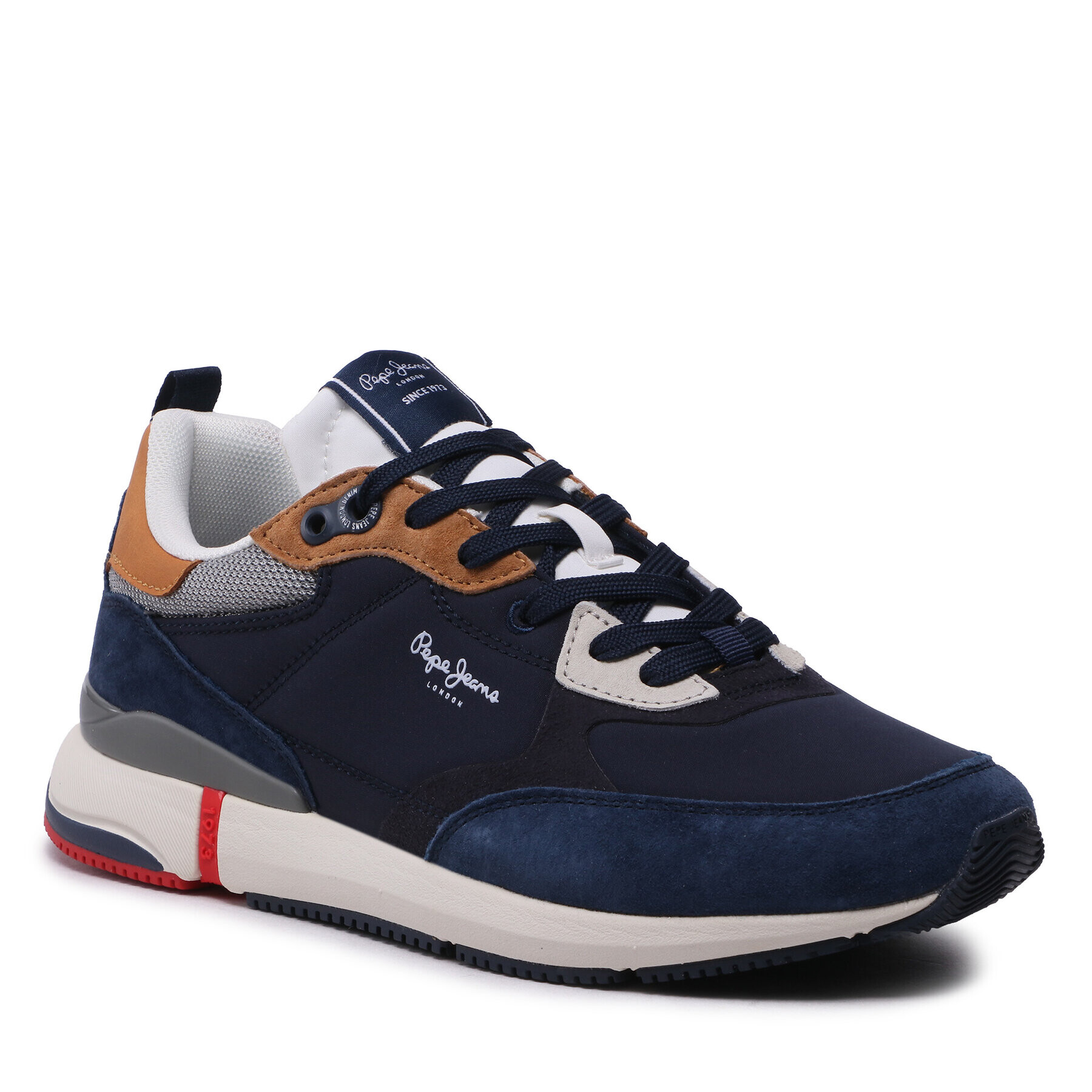 Pepe Jeans Sneakersy London Pro Vint PMS30938 Tmavomodrá - Pepit.cz