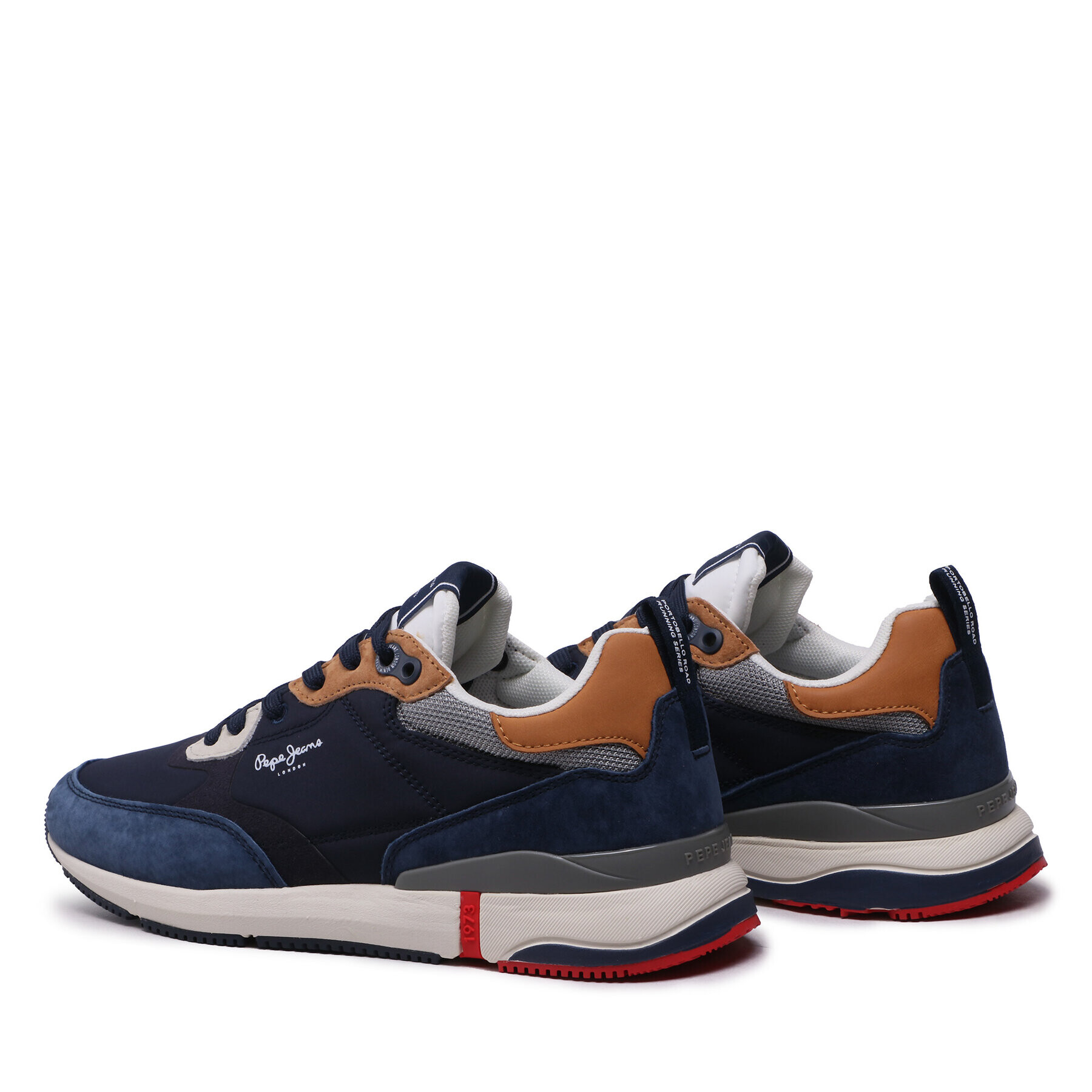 Pepe Jeans Sneakersy London Pro Vint PMS30938 Tmavomodrá - Pepit.cz