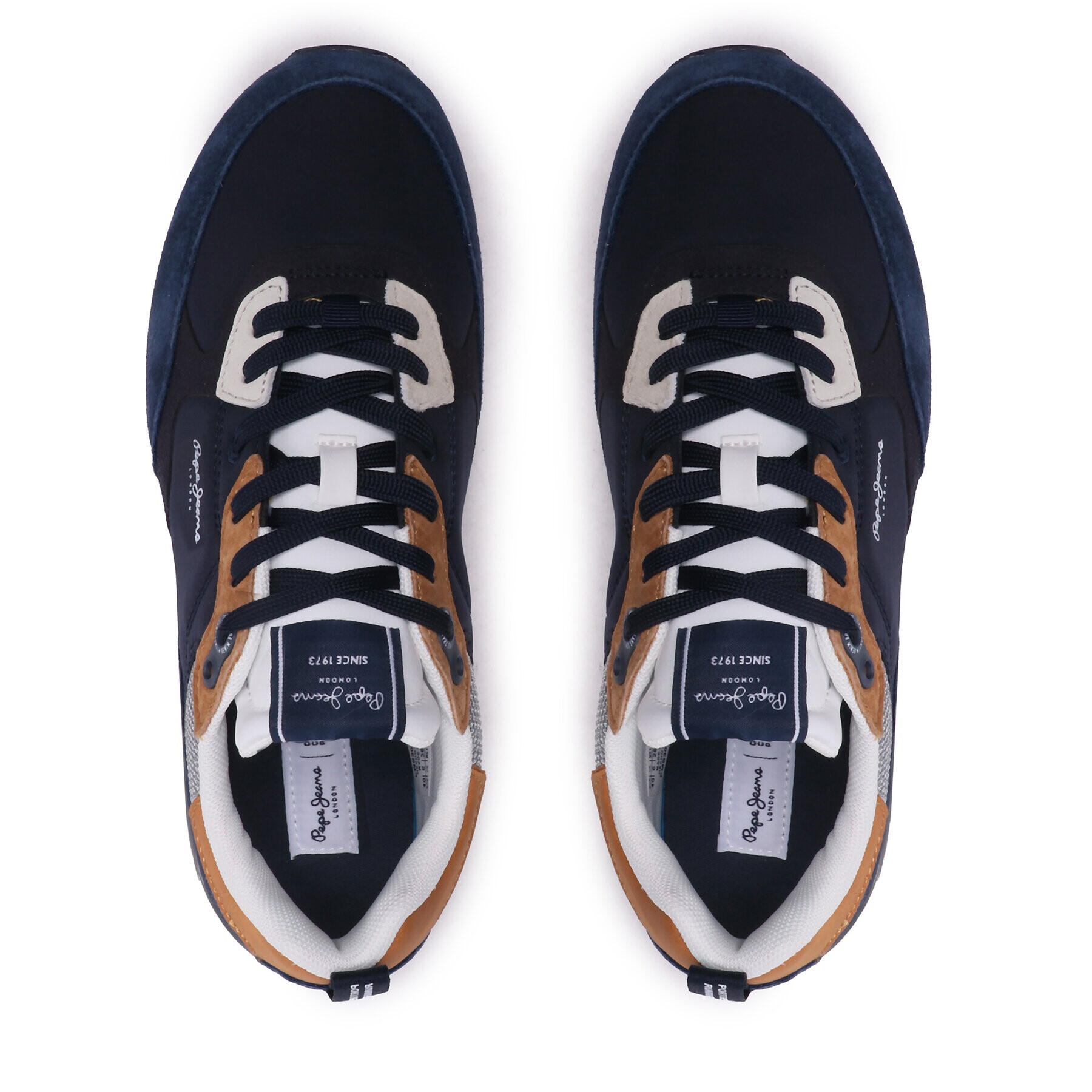 Pepe Jeans Sneakersy London Pro Vint PMS30938 Tmavomodrá - Pepit.cz